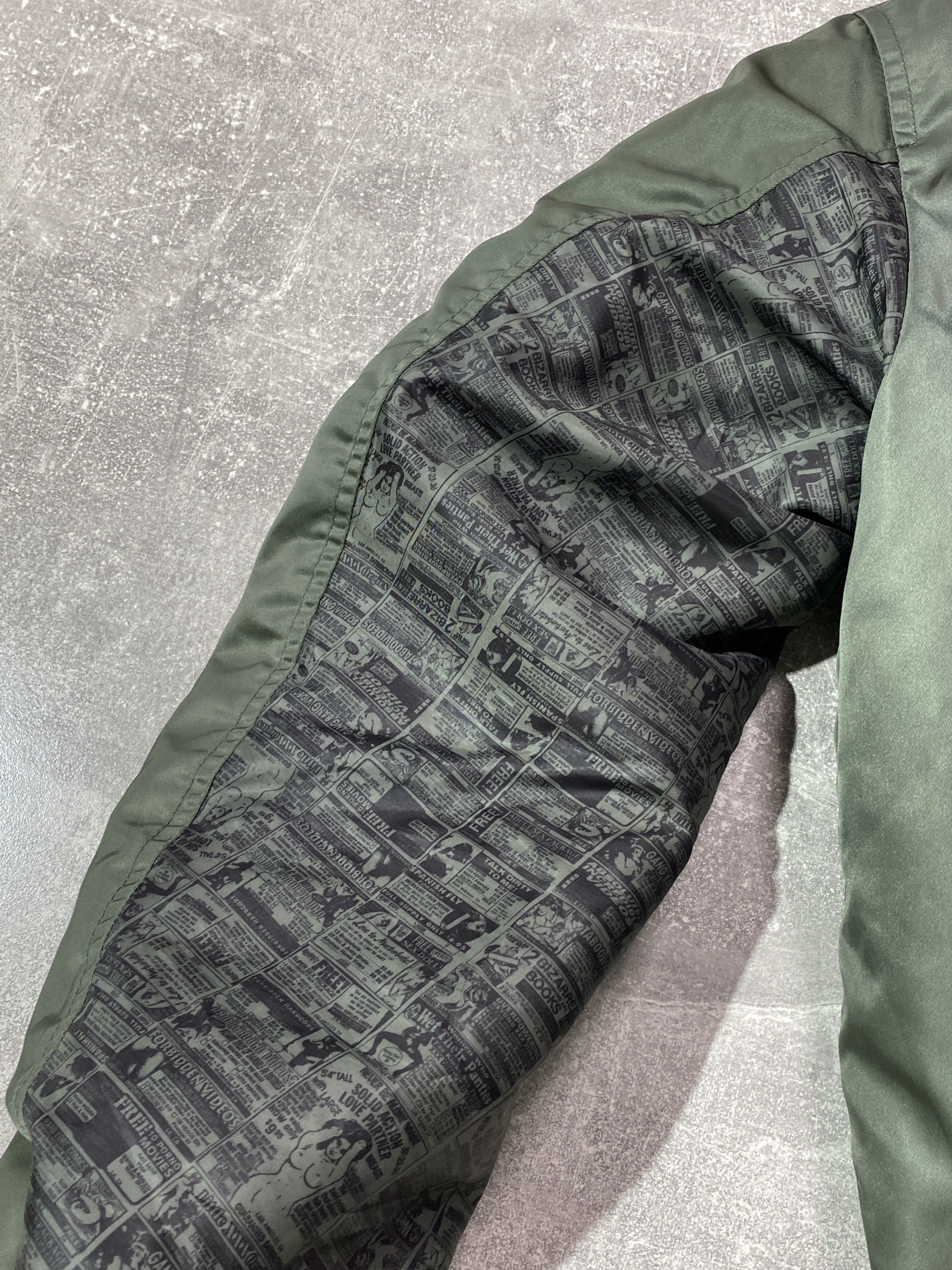 Japanese Brand Vintage 00s WTAPS TABOO VIDEOS MA1 JACKET MILITARY STYLE Size US M / EU 48-50 / 2 - 10 Thumbnail