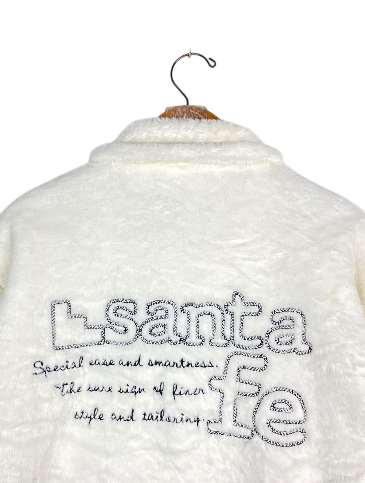 Japanese Brand Rare‼️ Santa Fe Knitted Fleece Big Logo Made in Japan Size US M / EU 48-50 / 2 - 2 Thumbnail