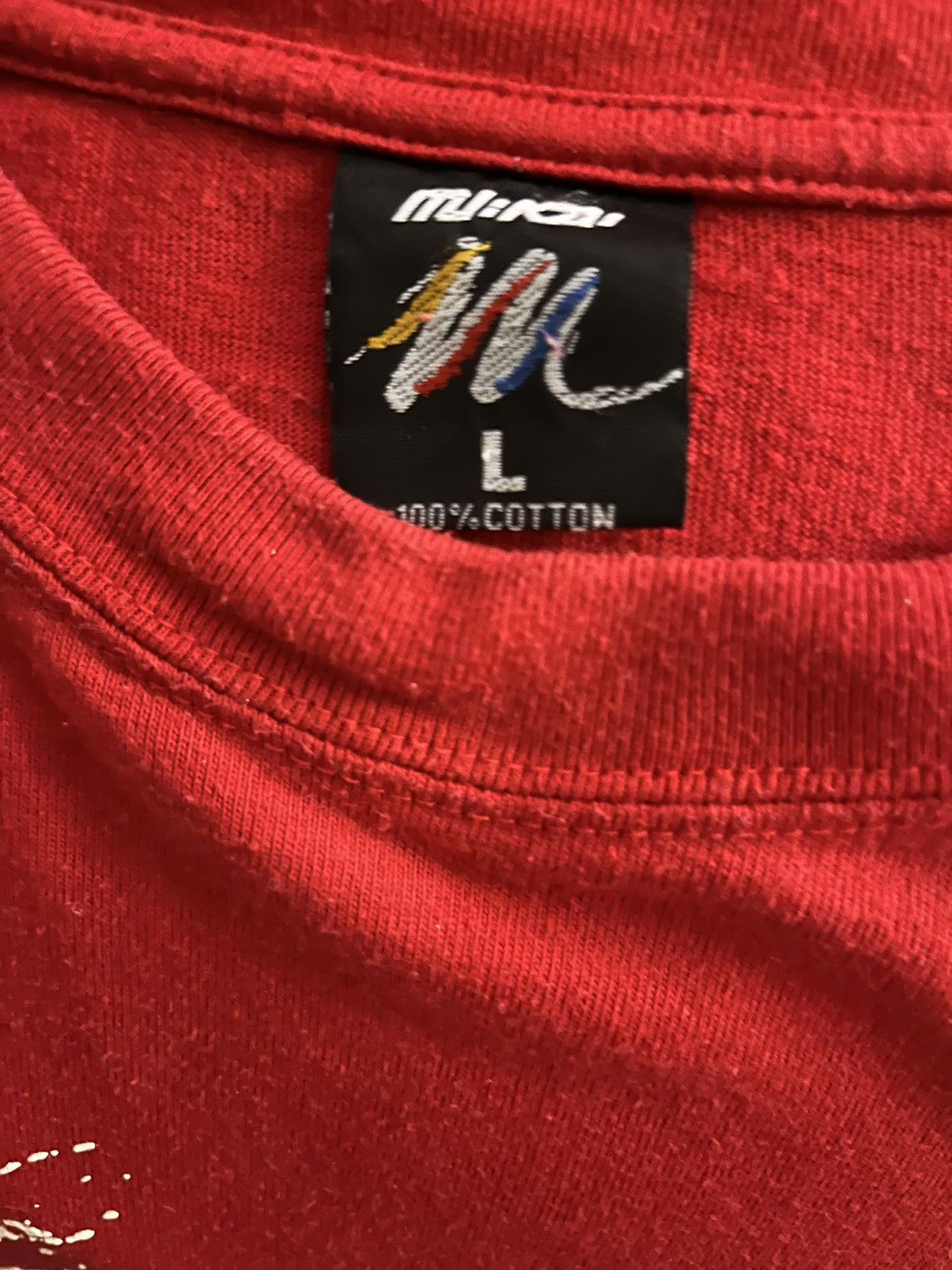 Other Mukai Red T-Shirt Size US XL / EU 56 / 4 - 4 Thumbnail