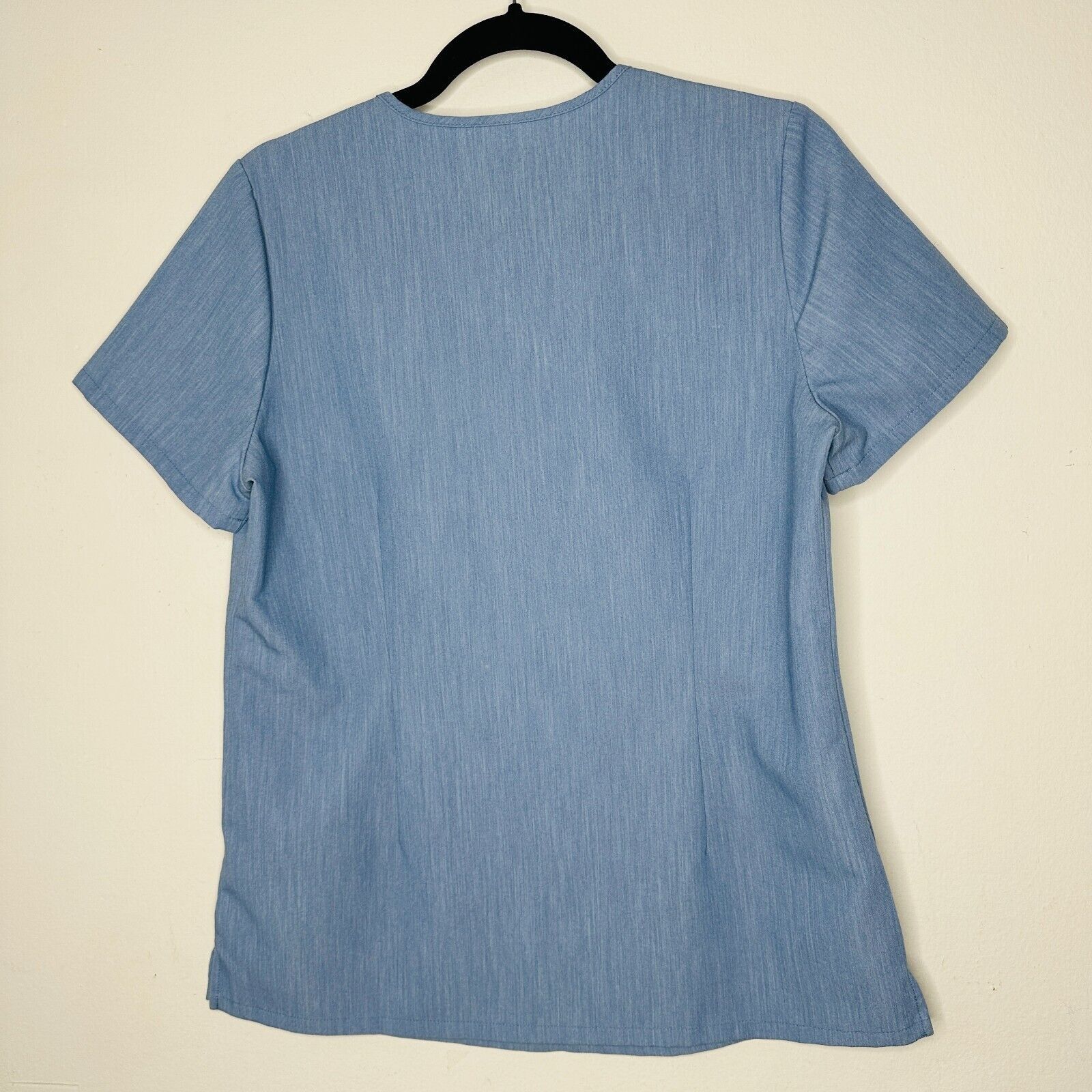 Other Figs Denim Blue Catarina VNeck Split Hem Short Sleeve Top S Size S / US 4 / IT 40 - 5 Thumbnail