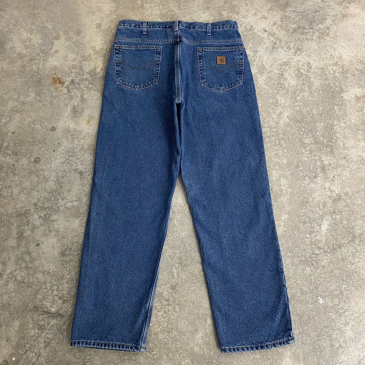 Carhartt Vintage Carhartt Blanket Lined Relaxed Fit Denim Jeans Size US 35 - 19 Thumbnail