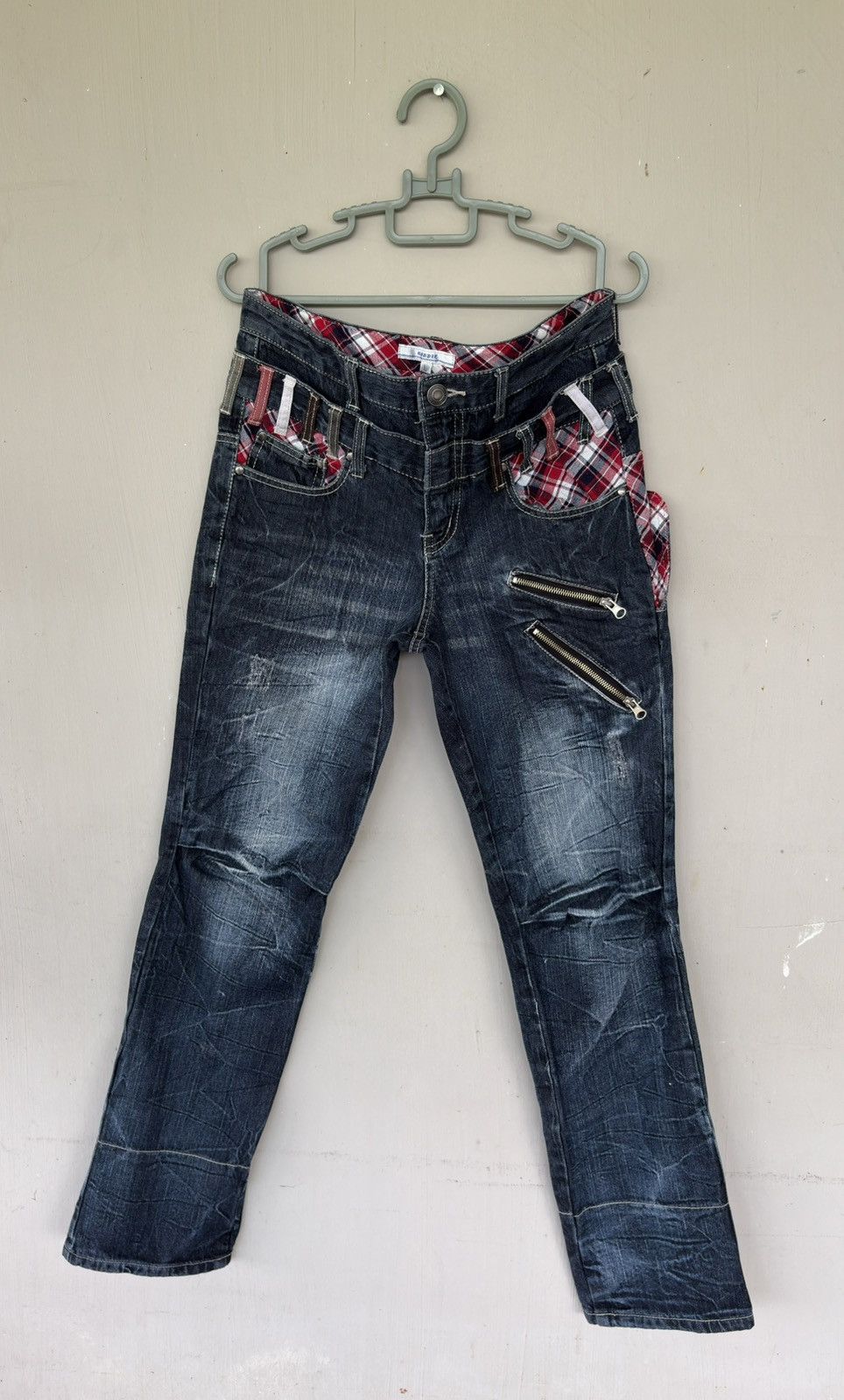 Japanese Brand Japanese High Quality Guarented Double Waist Streetwear Size US 33 - 1 Thumbnail