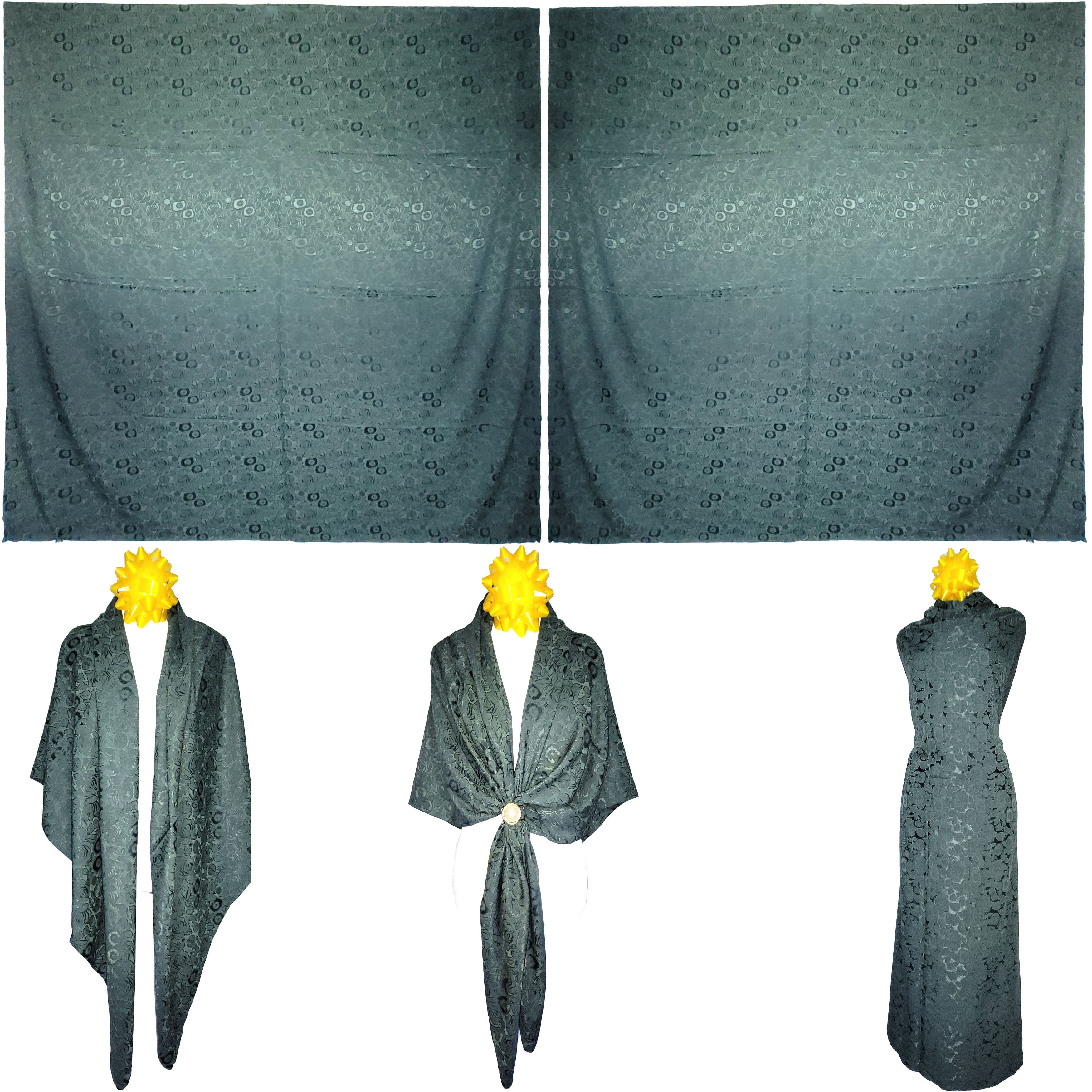Other NWT Double-Sided Silk Scarf 52"x52" Large Square Wrap 3019 Size ONE SIZE - 1 Thumbnail