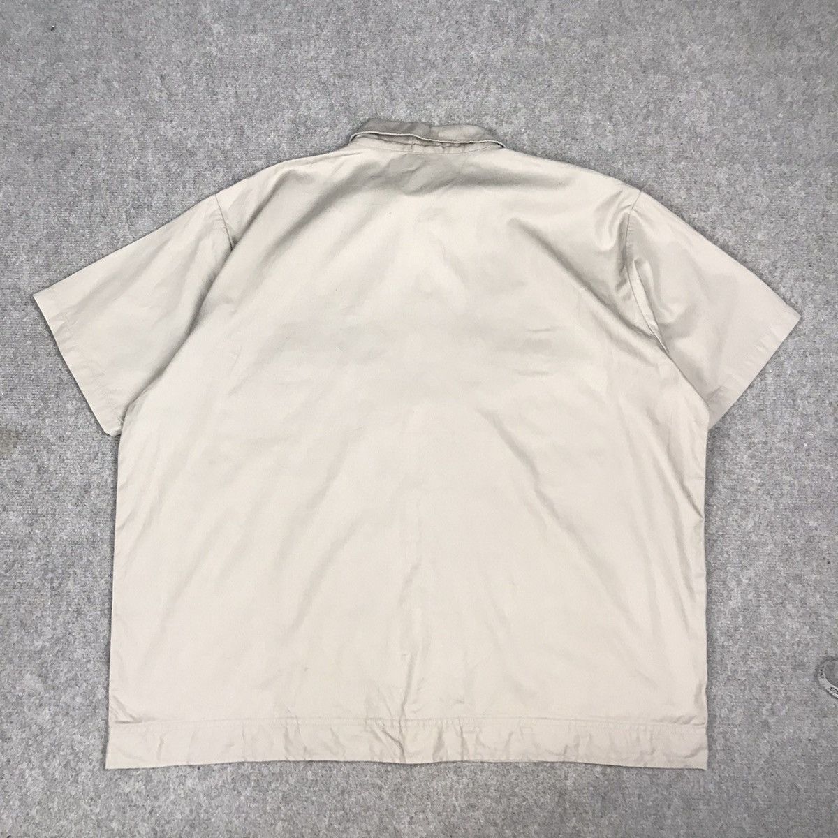 Japanese Brand WORK KAWASAKI JAPAN UNIFORM SHORT SLEEVE ZIPPER JACKET Size US L / EU 52-54 / 3 - 6 Thumbnail