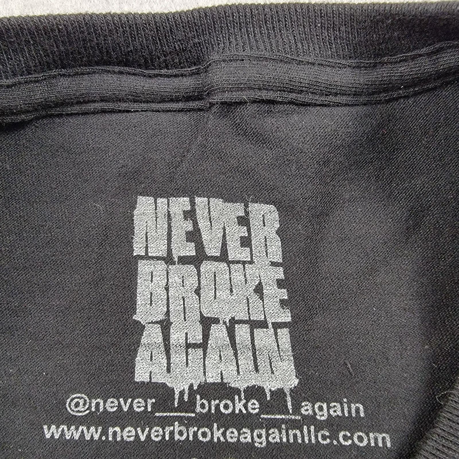 NBA Never Broke Again Only the Strong Survive Tee Black Sz L Size US L / EU 52-54 / 3 - 4 Thumbnail