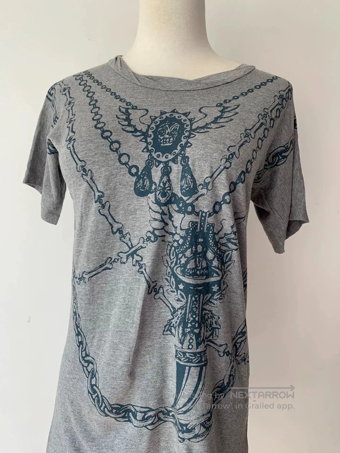 Vivienne Westwood vivienne westwood gray chain print t. Size M / US 6-8 / IT 42-44 - 2 Thumbnail