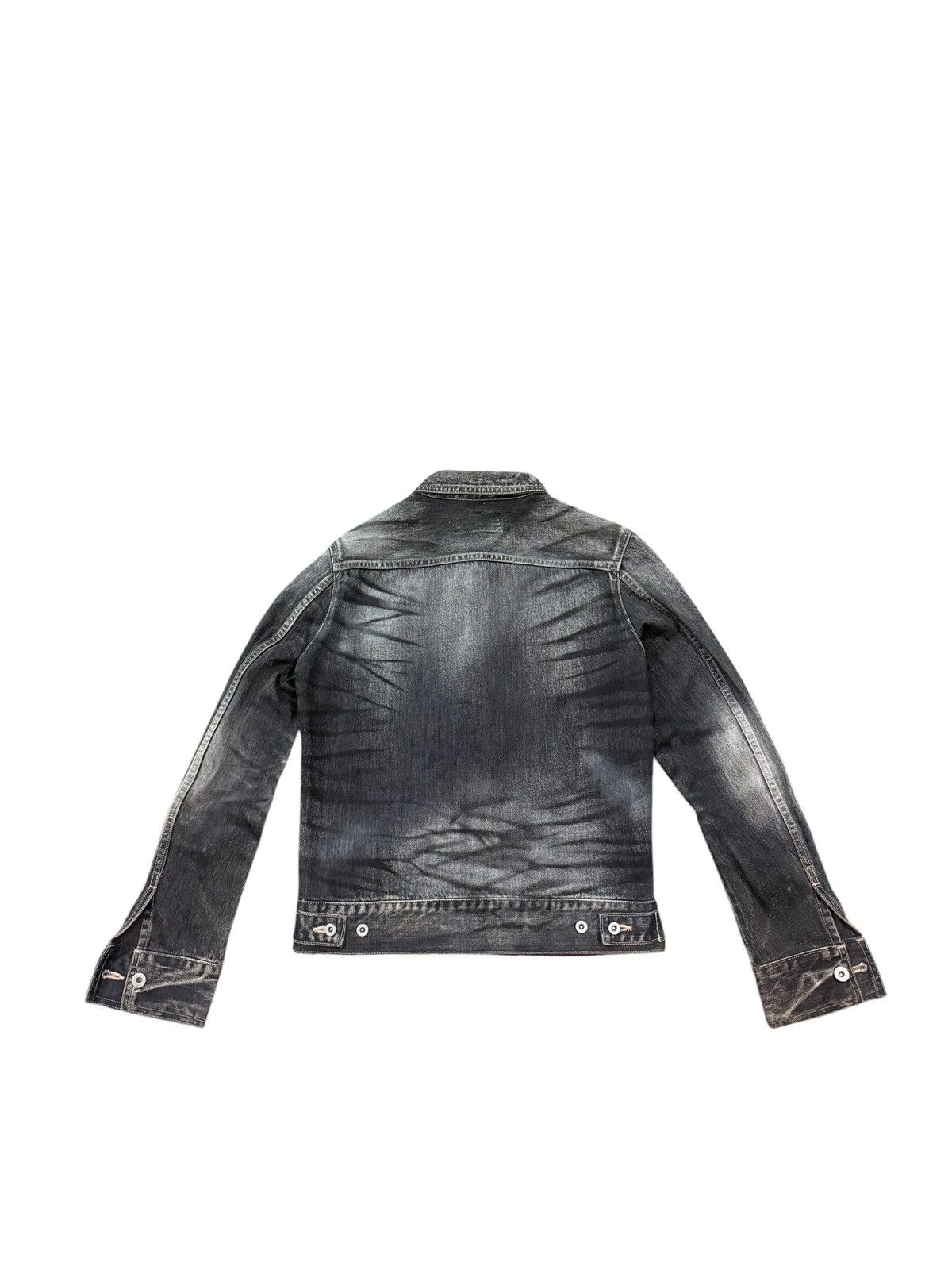 Tornado Mart RARE TORNADO MART DARK SHADOW ZEBRA DENIM JACKET Size US M / EU 48-50 / 2 - 7 Thumbnail