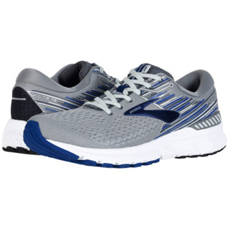 Brooks Brooks Adrenaline GTS 19 Running Sneaker Grey/Blue Men's11.5 Size US 11.5 / EU 44-45 - 1 Thumbnail