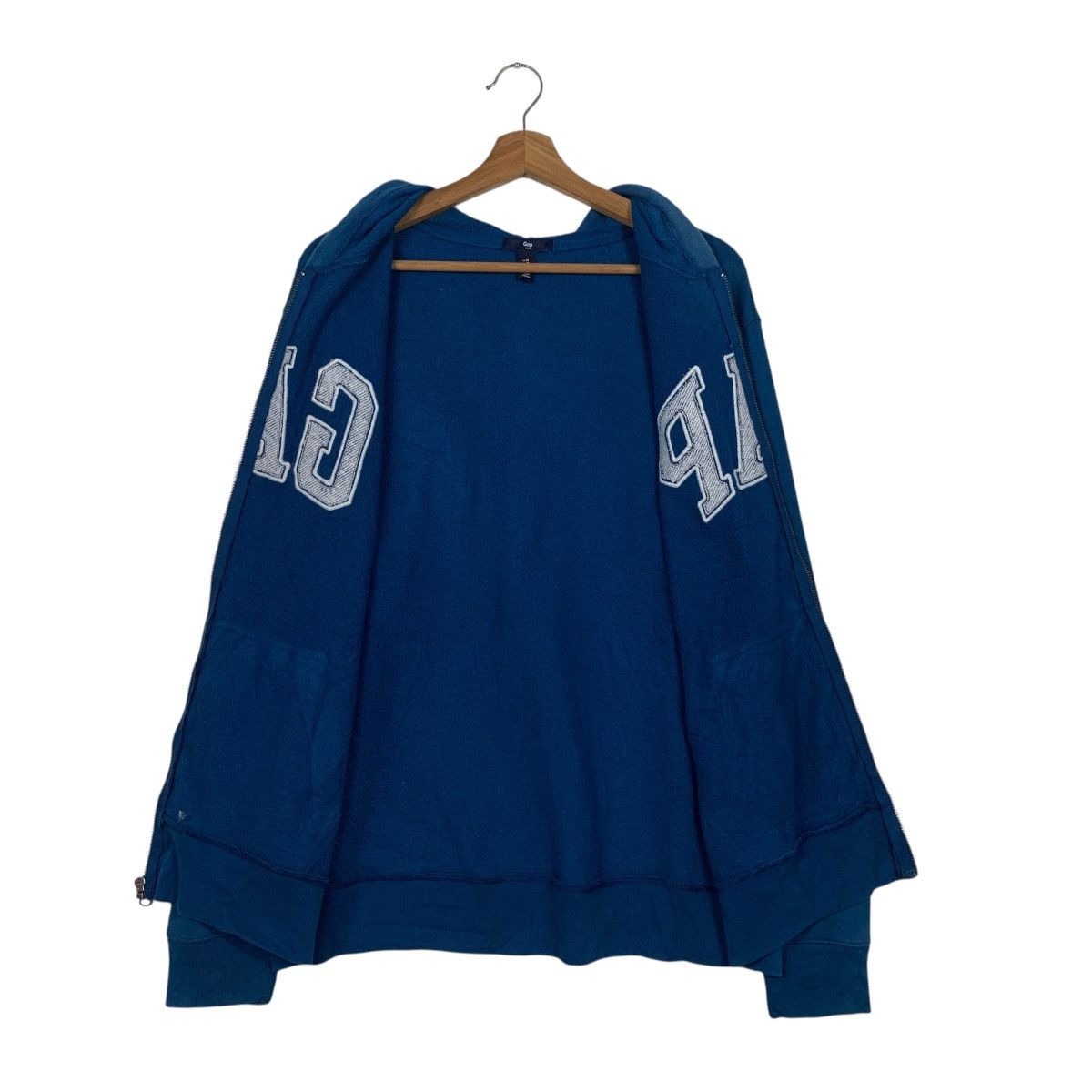 Gap GAP Spellout Big Logo Zipper Hoodie Sweatshirt #3617-C165 Size US M / EU 48-50 / 2 - 10 Thumbnail