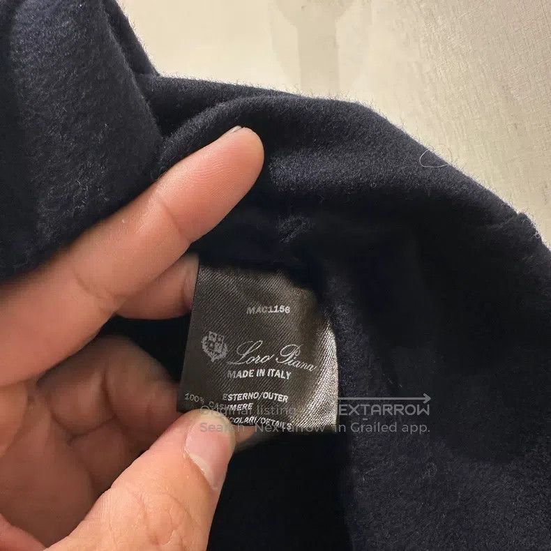 Loro Piana Loro Piana Letter Embroidered Belted Cashmere Coat Size M / US 6-8 / IT 42-44 - 4 Thumbnail