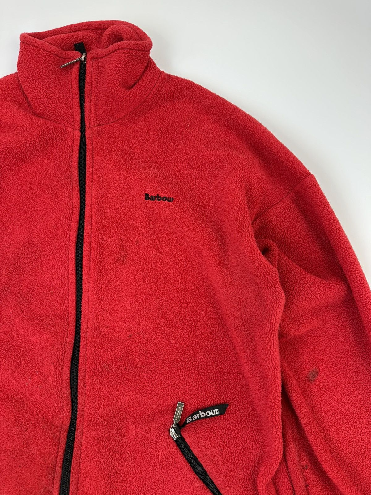 Barbour Barbour Fleece Zip Jacket Logo Men's Red Size US L / EU 52-54 / 3 - 5 Thumbnail