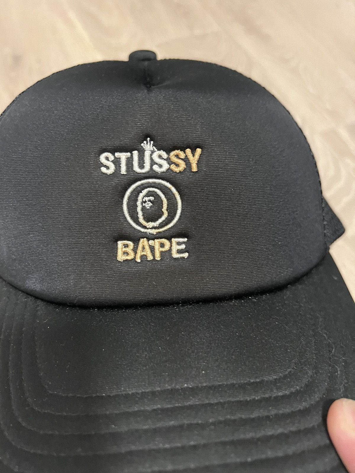 Bape Bape x Stussy Trucker Cap Size ONE SIZE - 2 Thumbnail