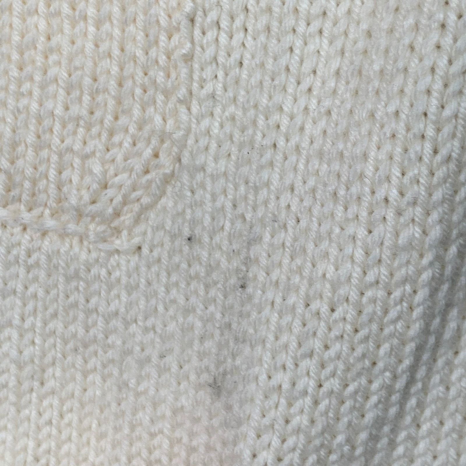 Dirk Van Saene DIRK VAN SAENE Size M Cream Orange Beige Wool Knit Cardigan Size M / US 6-8 / IT 42-44 - 7 Thumbnail