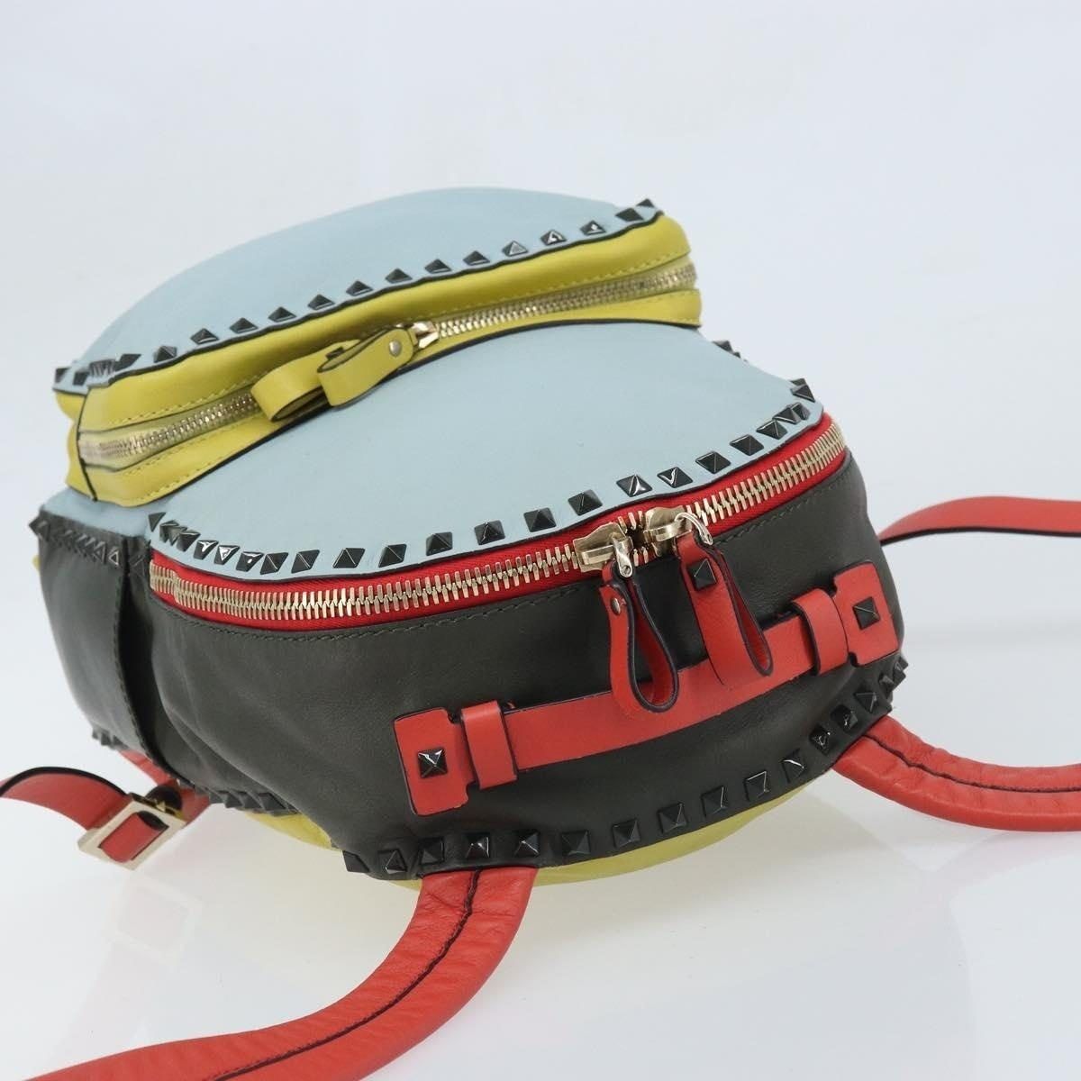 Valentino Valentino Leather Backpack Light Blue Size ONE SIZE - 5 Thumbnail