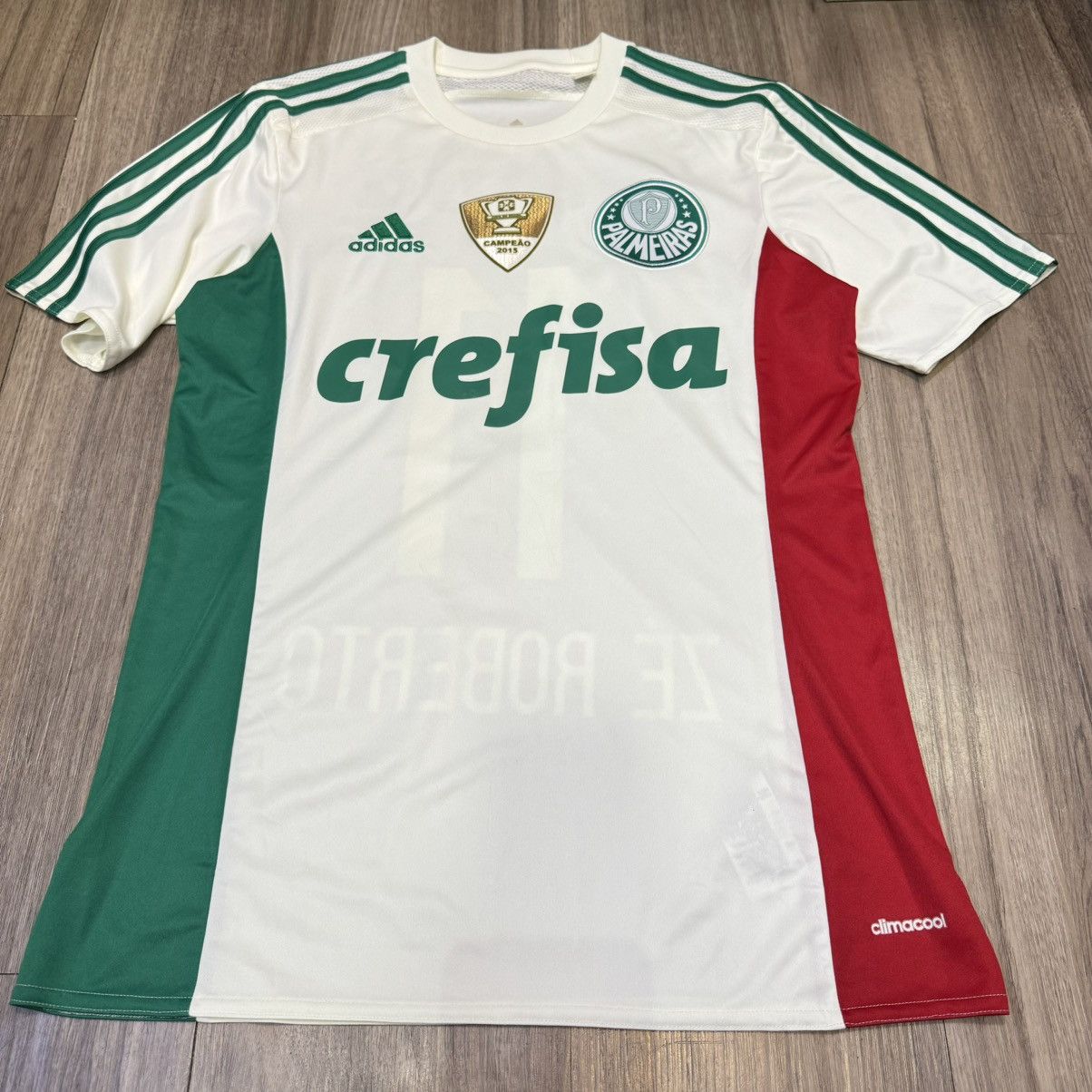 Adidas Palmeiras 15/16 away shirt #11 Ze Roberto Size US S / EU 44-46 / 1 - 1 Thumbnail