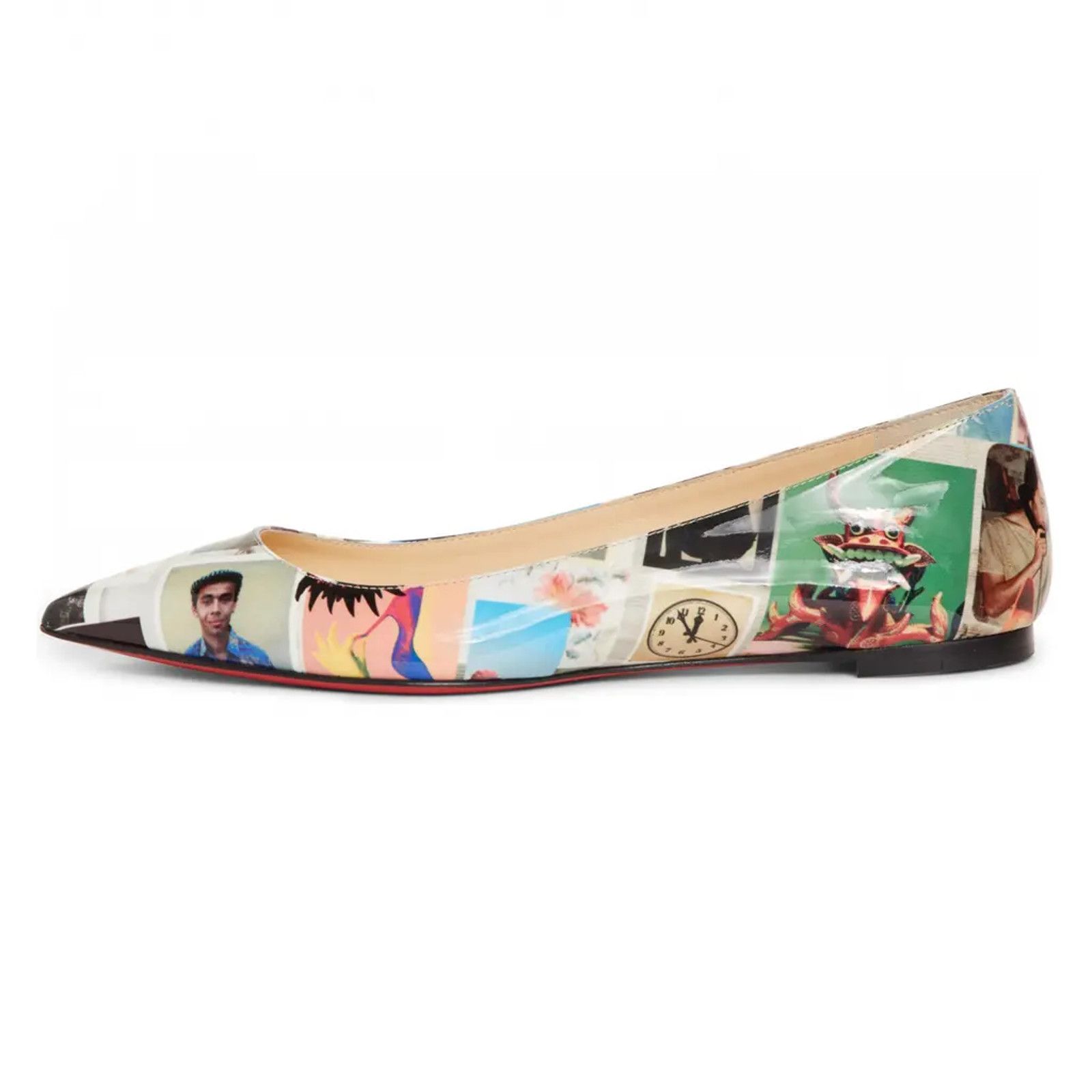 Christian Louboutin Christian Louboutin Ballalla Patent Collage Pointed Toe Size US 6 / IT 36 - 3 Thumbnail