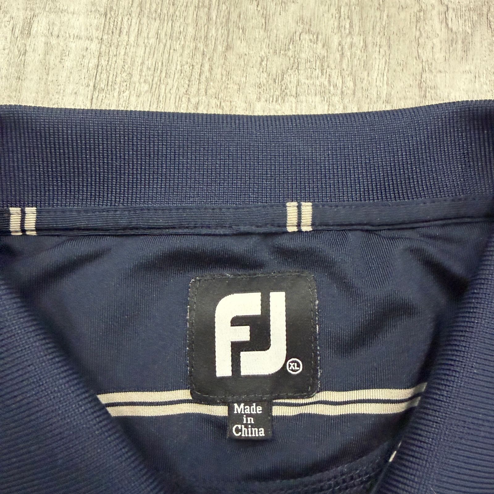 Footjoy Footjoy Polo Shirt Mens Extra Large Blue White Athletic Golf Size US XL / EU 56 / 4 - 5 Thumbnail