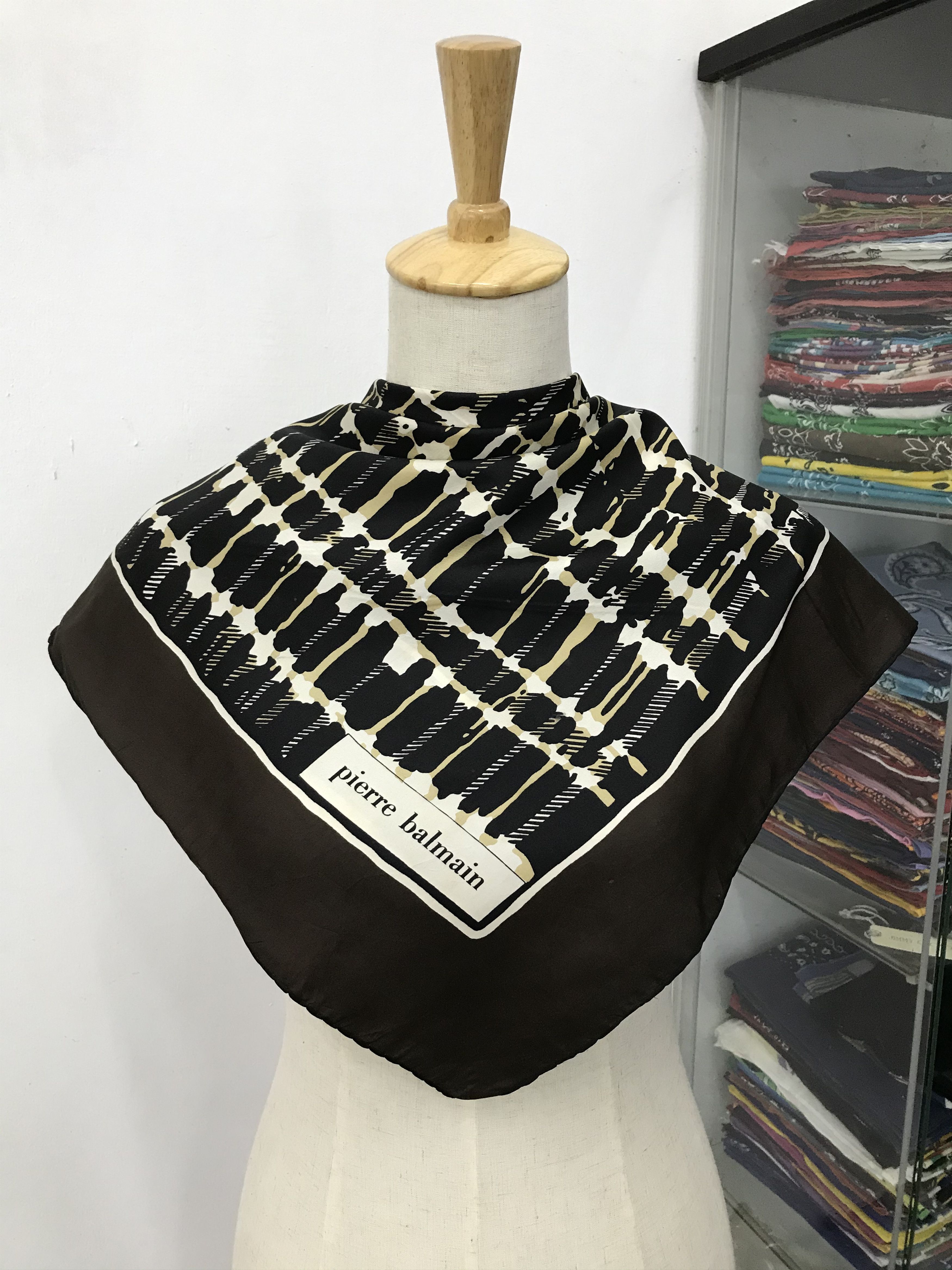 Pierre Balmain Vintage Pierre Balmain Silk Scarf Size ONE SIZE - 1 Thumbnail