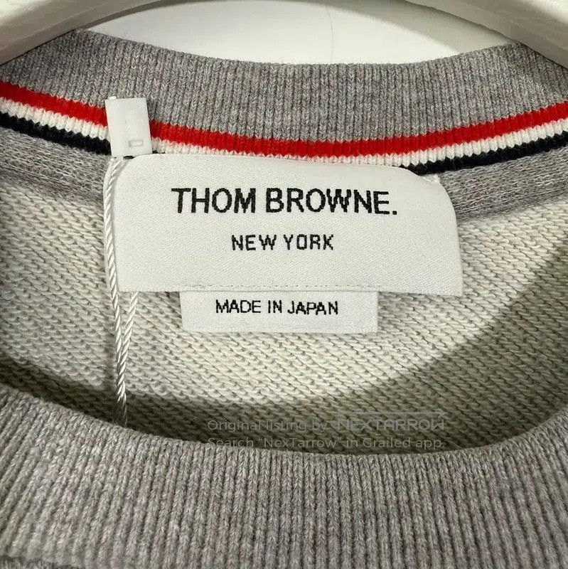 Thom Browne Thom Browne Gray Cotton Men's Sweatshirt . Size US M / EU 48-50 / 2 - 3 Thumbnail