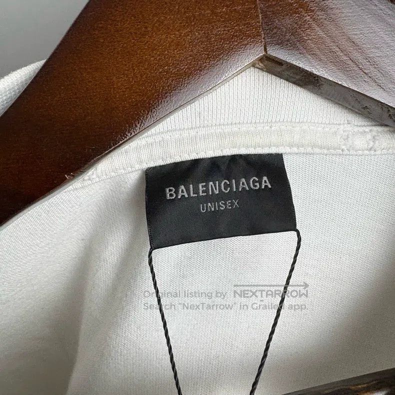 Balenciaga Balenciaga Logo Letter Pattern Printed Crew Neck Short Sle Size US XS / EU 42 / 0 - 3 Thumbnail