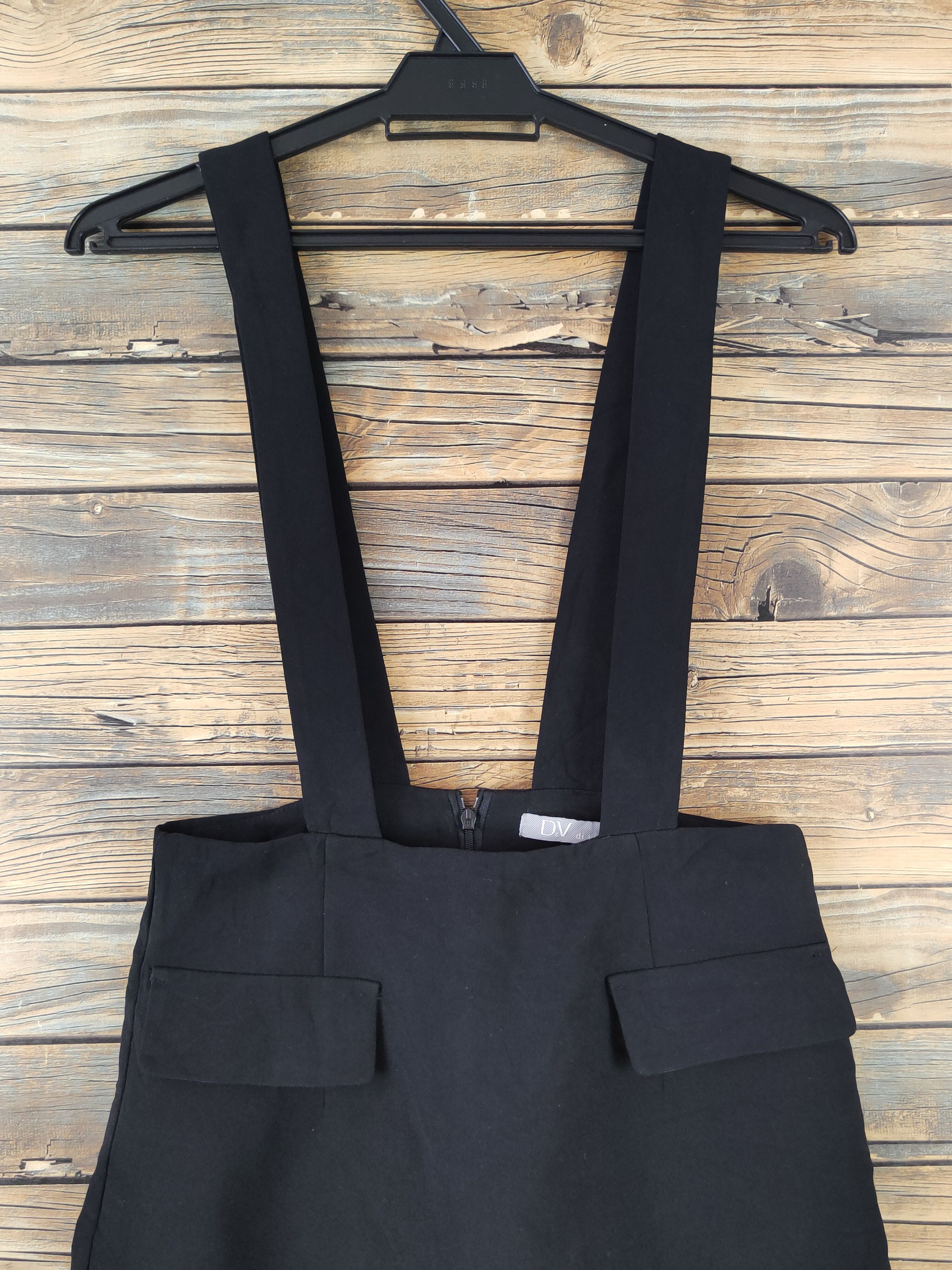 Japanese Brand × Vintage Exclusive Stuff by D&V Black Shortall Jumpsuits Size 27" / US 4 / IT 40 - 2 Thumbnail