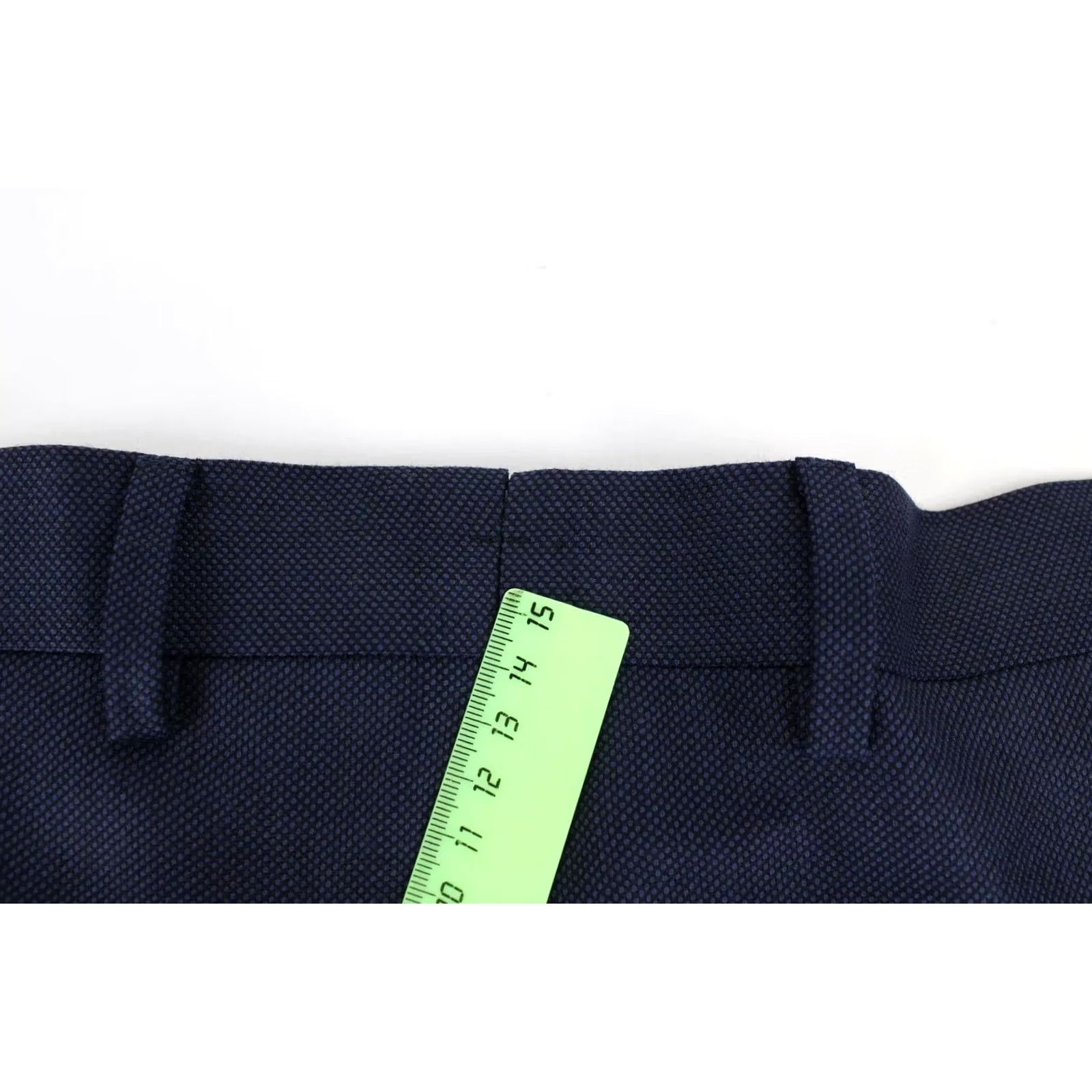 Suitsupply Suitsupply Sienna Trousers Men's UK 46S / W40 Wool Blue Zip Flat Front Tapered 28in Inseam Dress Formal Business Men Size US 30 / EU 46 - 7 Thumbnail
