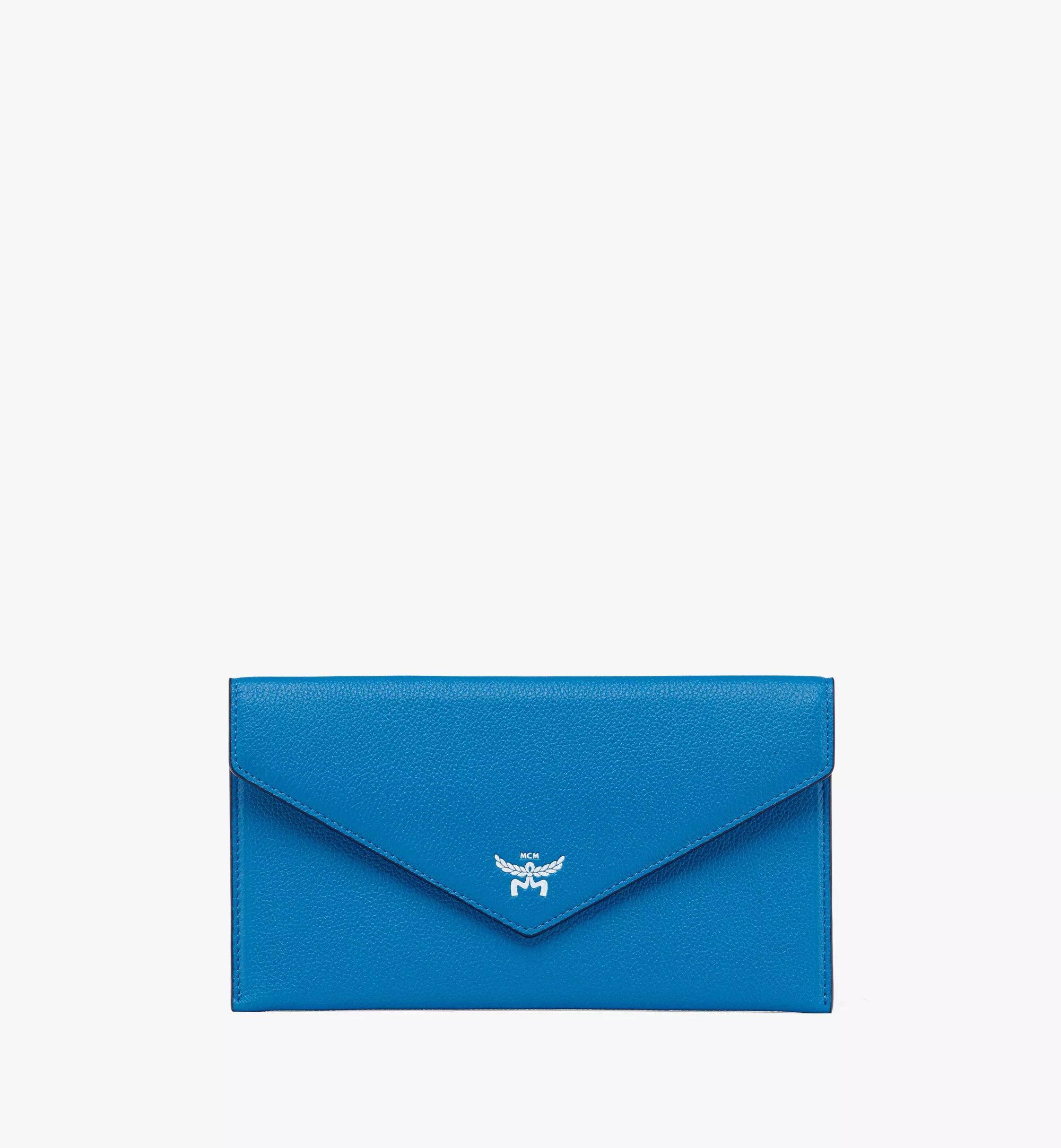 MCM o1mt1gz1224 Size: OS / Large Fold Wallet in Blue Size ONE SIZE - 1 Thumbnail