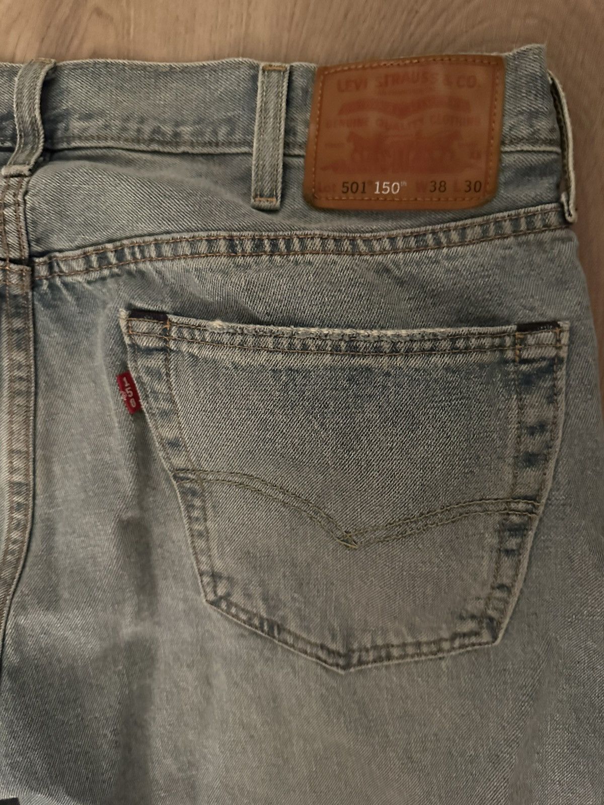 Levi's 150th Anniversary Ripped Levi’s 501 Size US 38 / EU 54 - 3 Thumbnail