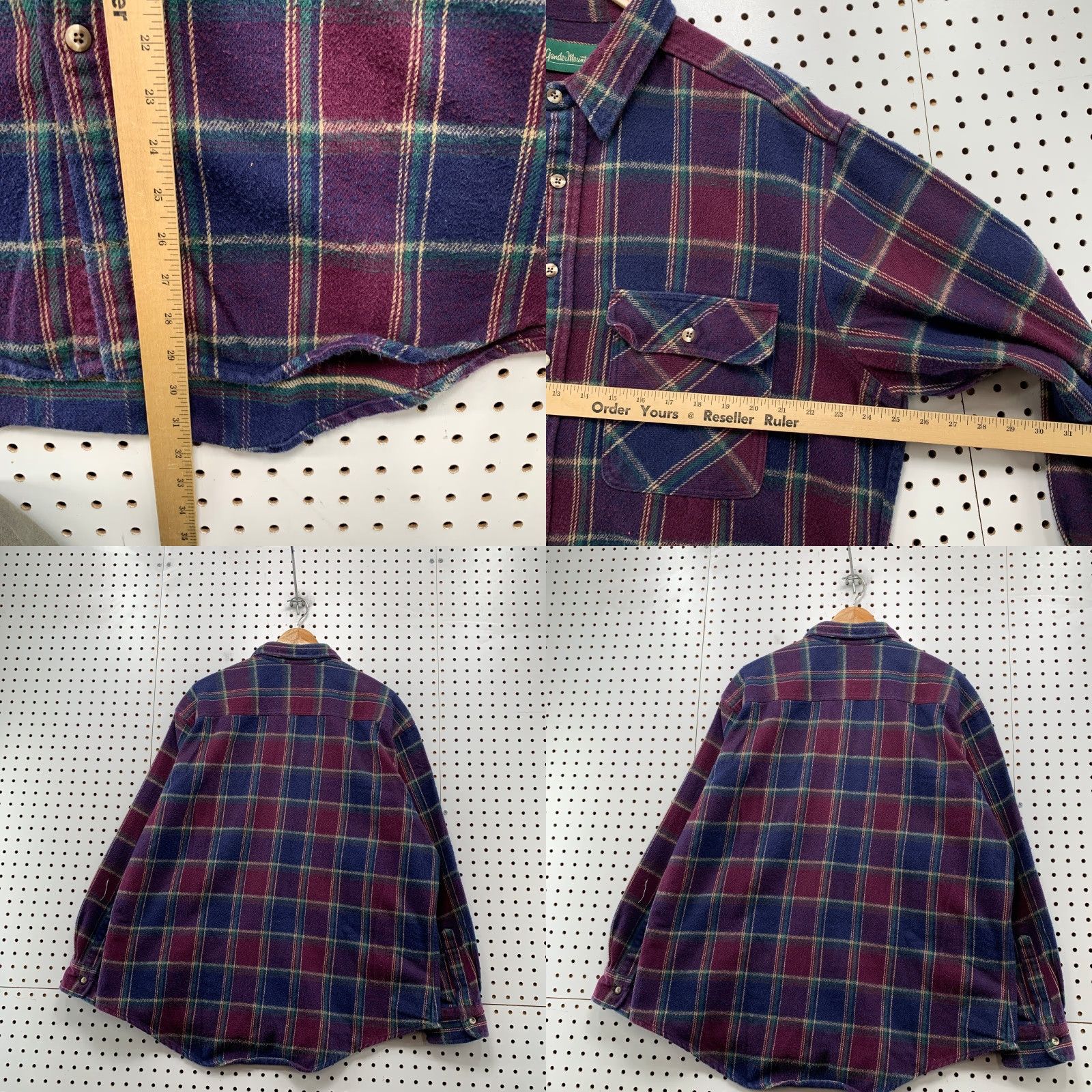 Vintage VINTAGE Gander Mountain Button Shirt Mens XL Purple Plaid Heavyweight Outdoor Shirt Mens XL Purple Plaid Heavyweight Outdoor Size US XL / EU 56 / 4 - 8 Thumbnail