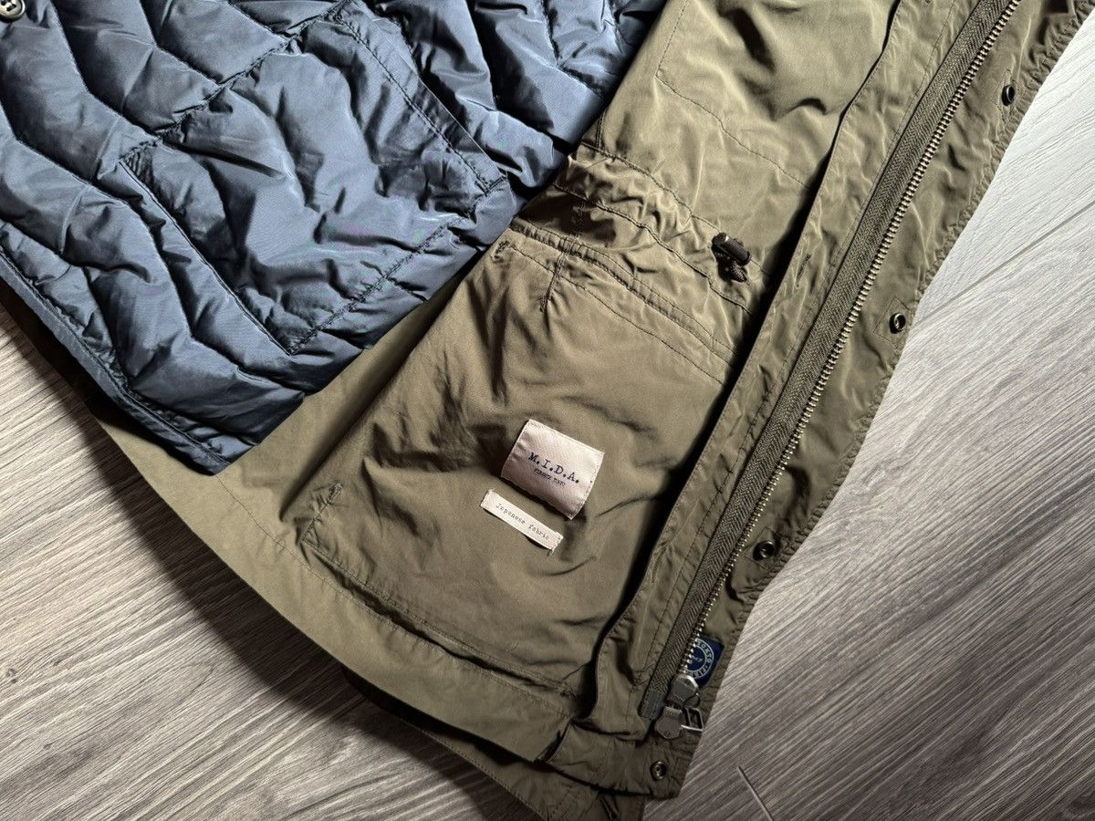 Beams Japan M.I.D.A x Beams Japan Olive Nylon Short M-65 2 in1 Jacket 48 Size US M / EU 48-50 / 2 - 8 Thumbnail