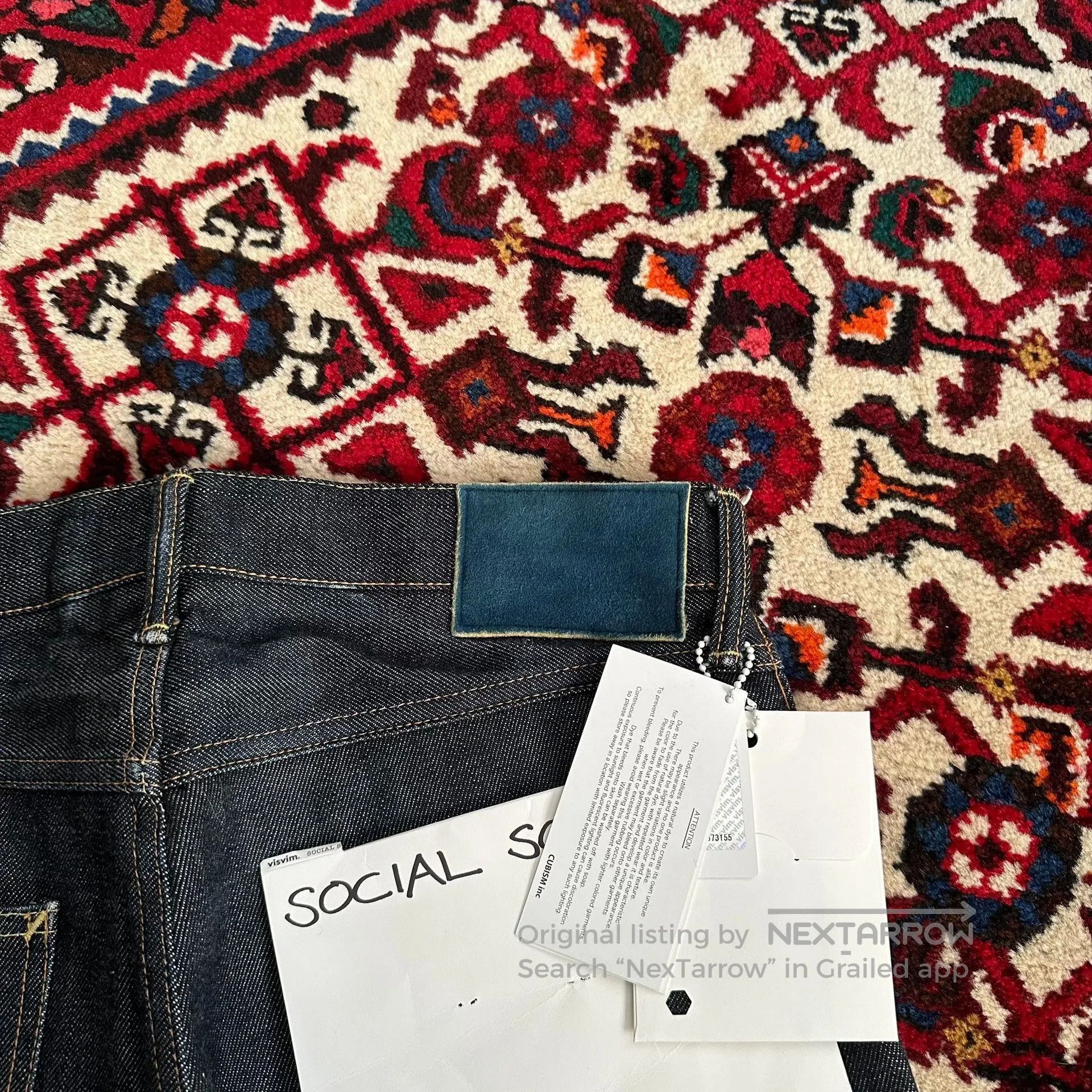 Visvim visvim 14aw 09r Black Raw Denim W32L30. Size US 32 / EU 48 - 4 Thumbnail