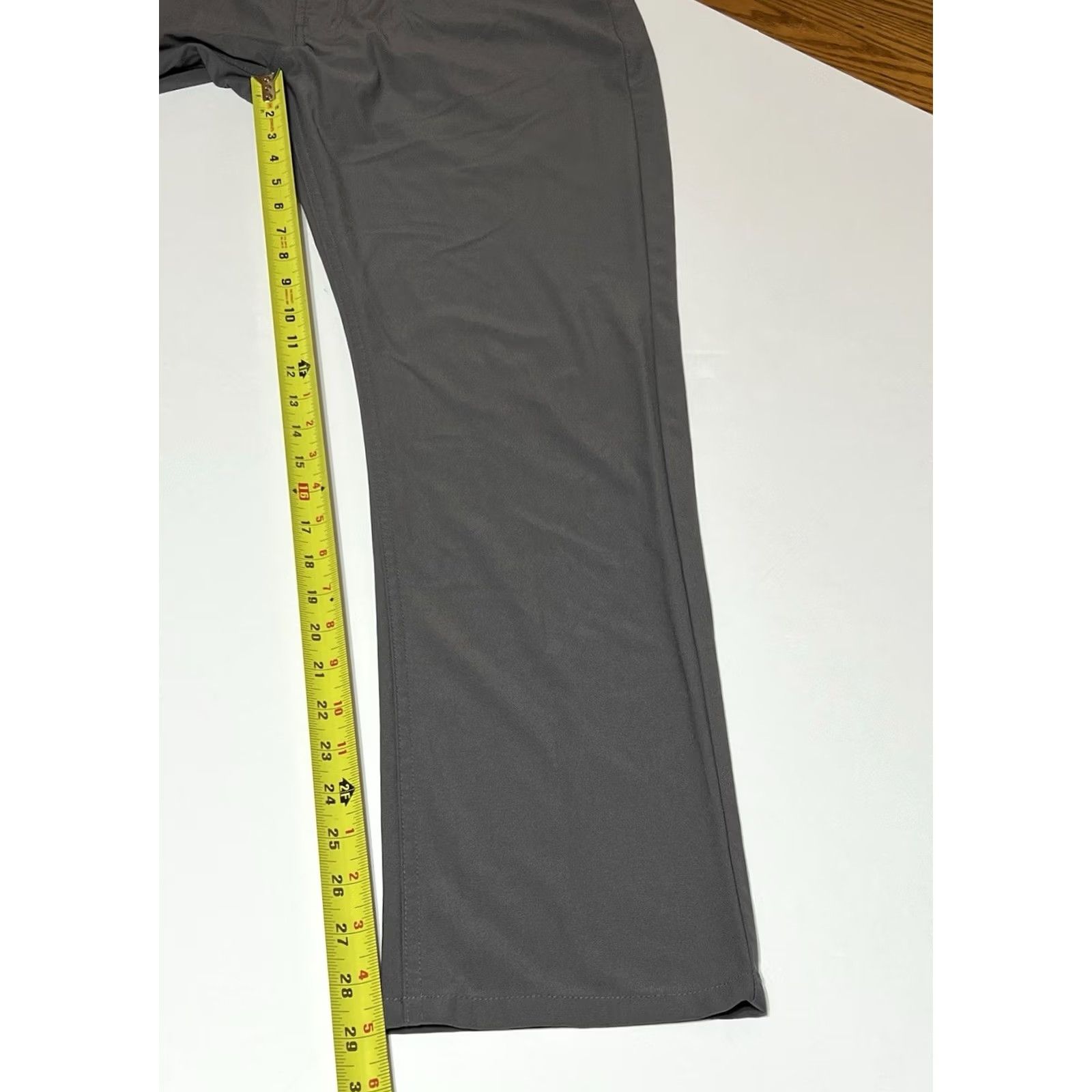 Vintage Tailor Vintage Mens Canaan Slim Fit Stretch Pants Gray 36x29 Slim Chino Flat Front Zip Modern Straight Inseam 29 Size US 36 / EU 52 - 5 Thumbnail