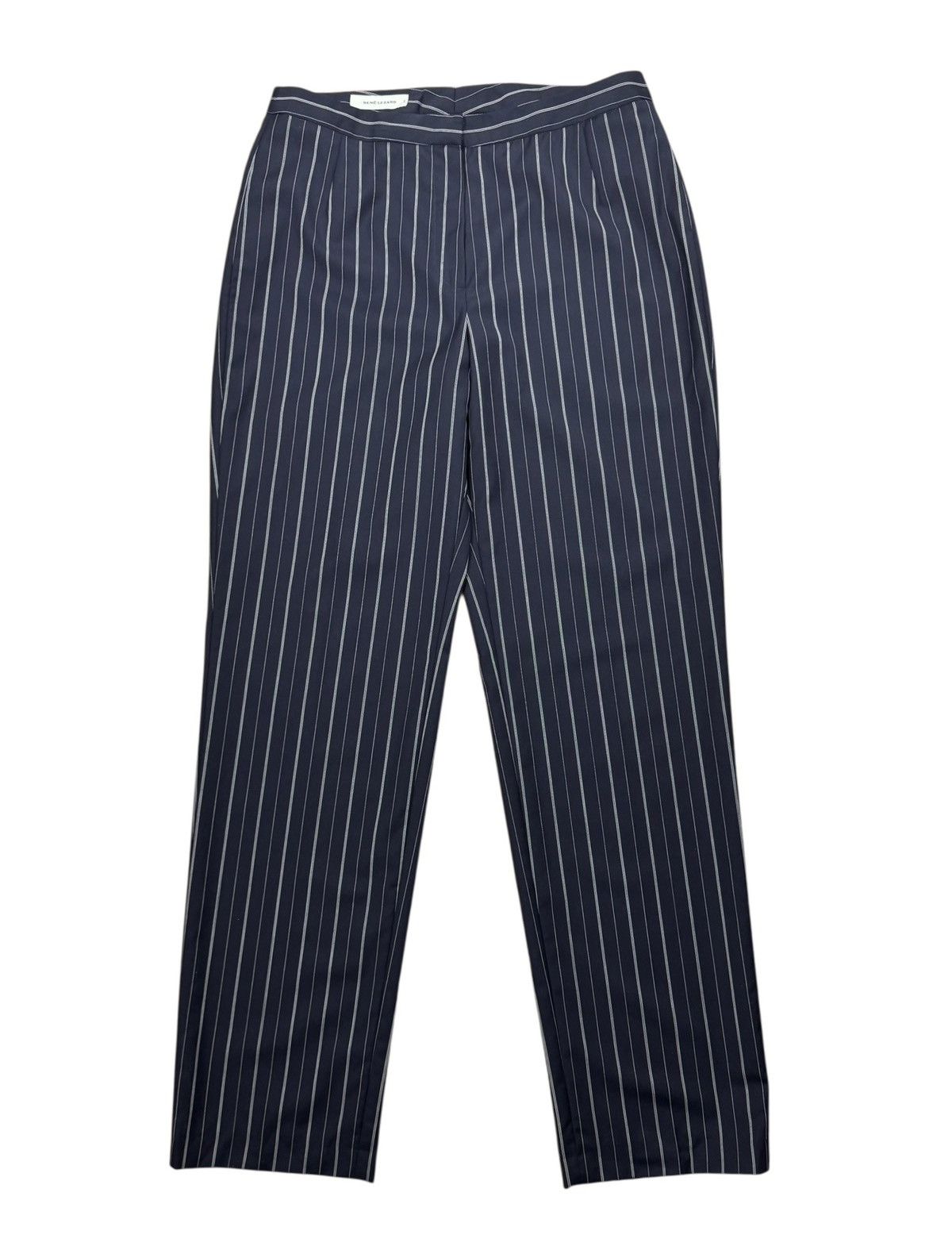 Other Rene Lezard Striped Wide Led Dress Pants Wool size 40 Size 28" / US 6 / IT 42 - 8 Thumbnail