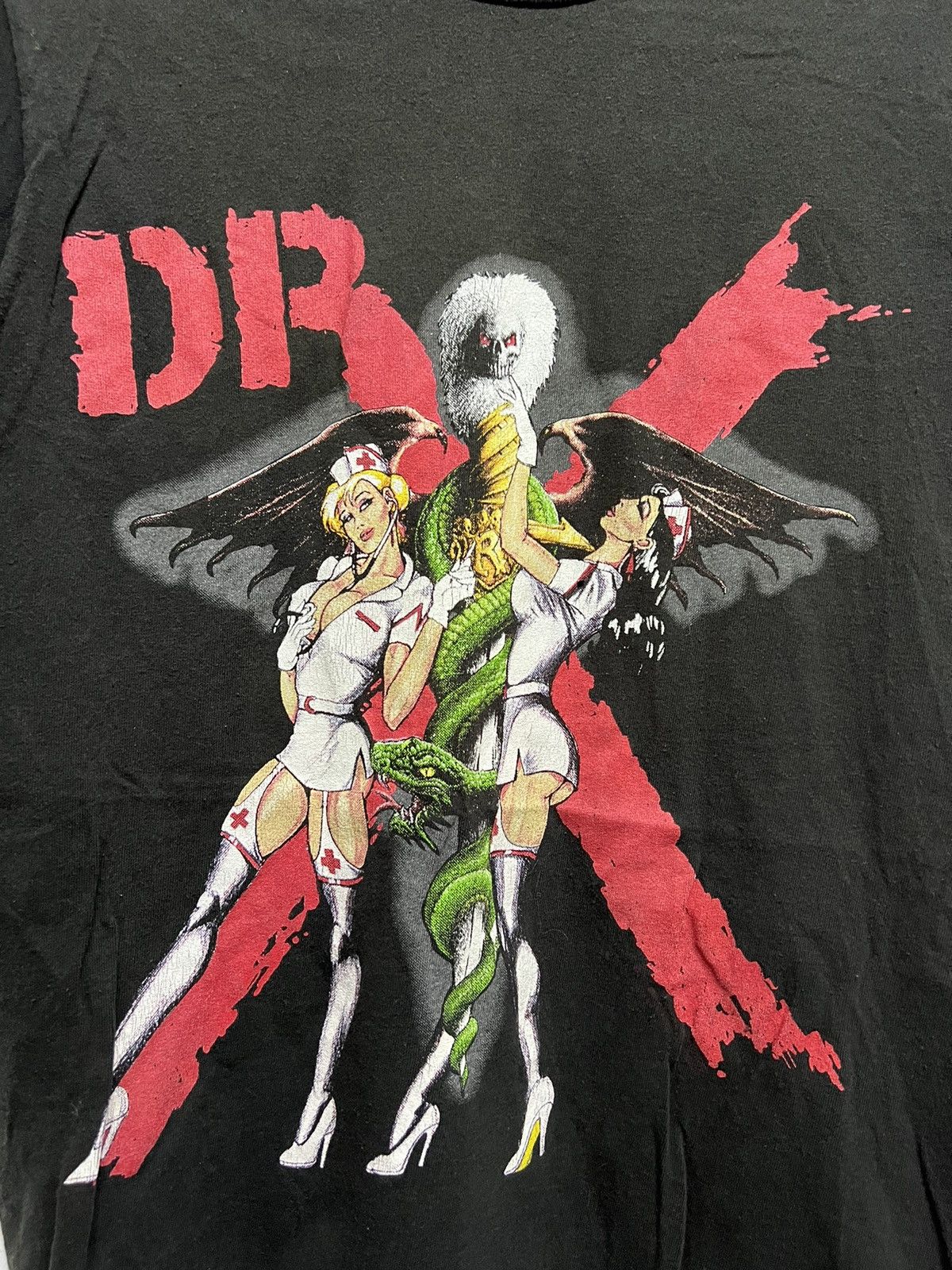 Band Tees × Vintage Vintage 80’s Dr Feel Good Tour Band Tee Size US M / EU 48-50 / 2 - 2 Thumbnail