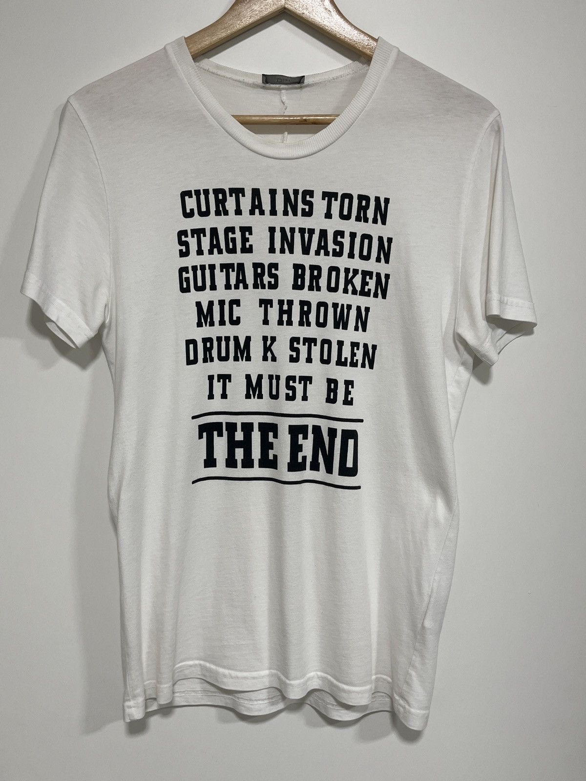Dior homme 05aw THE END Tシャツ　XXS dior homme 05AW the end tシャツ サイズXS