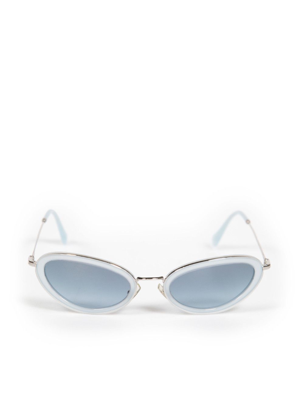 Miu Miu Blue Cat Eye Frame Sunglasses Size ONE SIZE - 1 Thumbnail