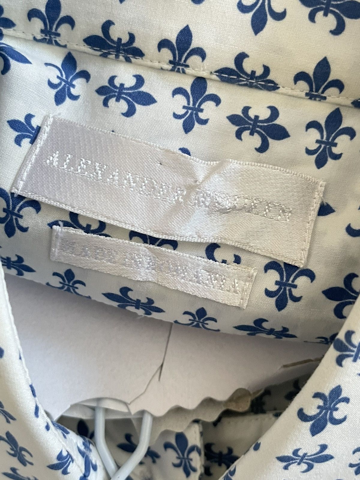Alexander McQueen Alexander McQueen fleur-de-lis slim fit shirt Size US S / EU 44-46 / 1 - 4 Thumbnail