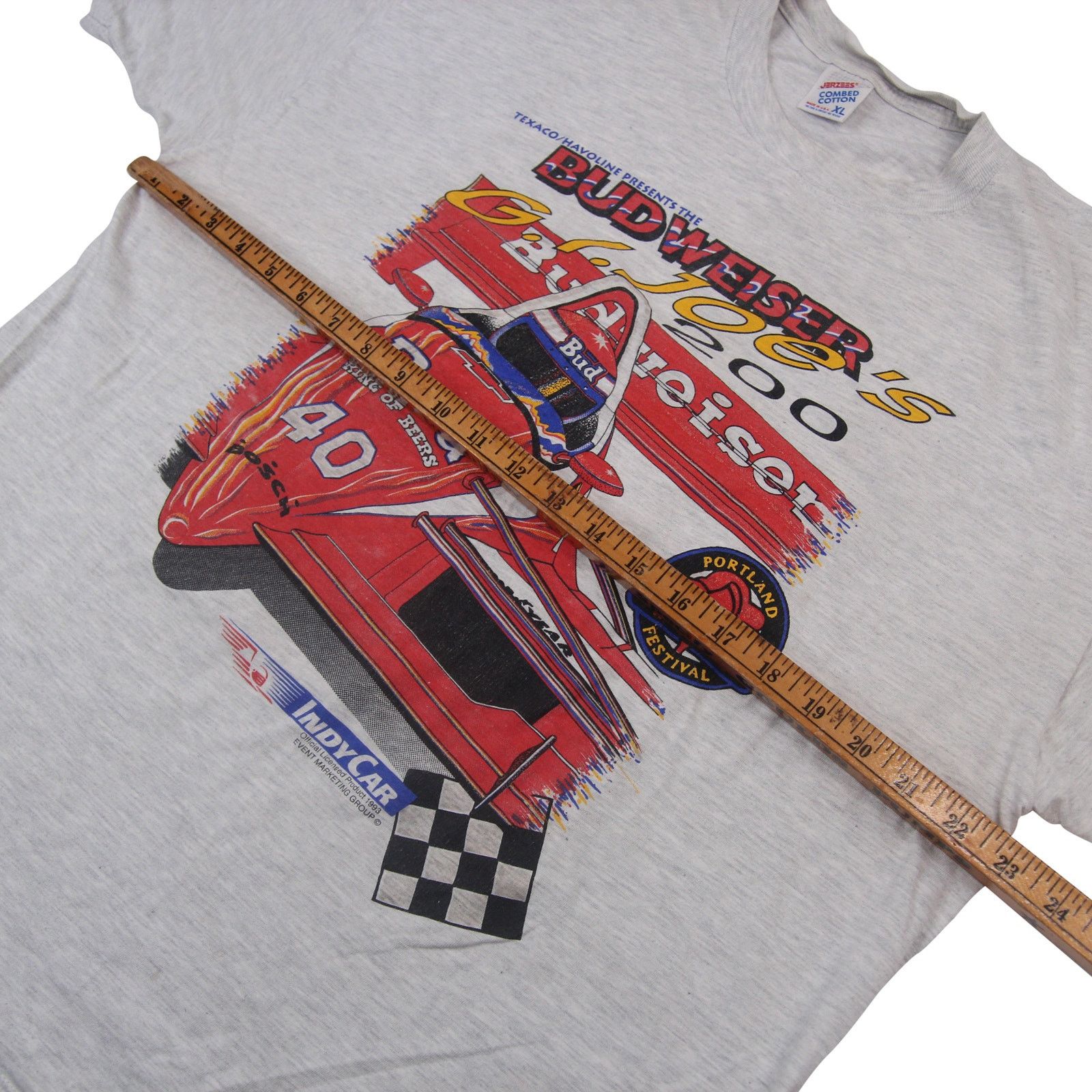 Vintage Vintage Budweiser G.I.Joe's 200 Portland Indy Car Racing Size US XL / EU 56 / 4 - 5 Thumbnail
