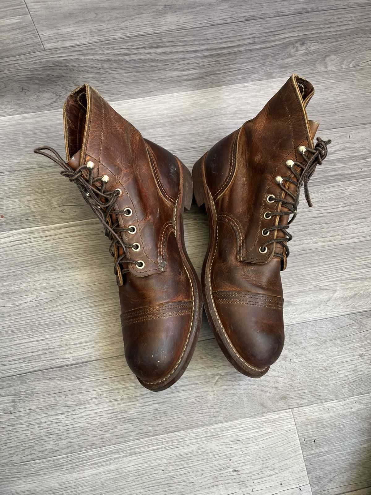 Red Wing Red wing iron ranger combat brown boots style 8085 Size US 10 / EU 43 - 8 Thumbnail