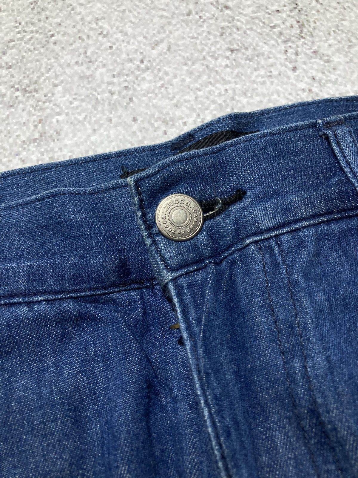 CABANE de ZUCCa Zucca by Issey Miyake Soft Denim Jeans Indigo Dye Pants Size US 31 - 13 Thumbnail