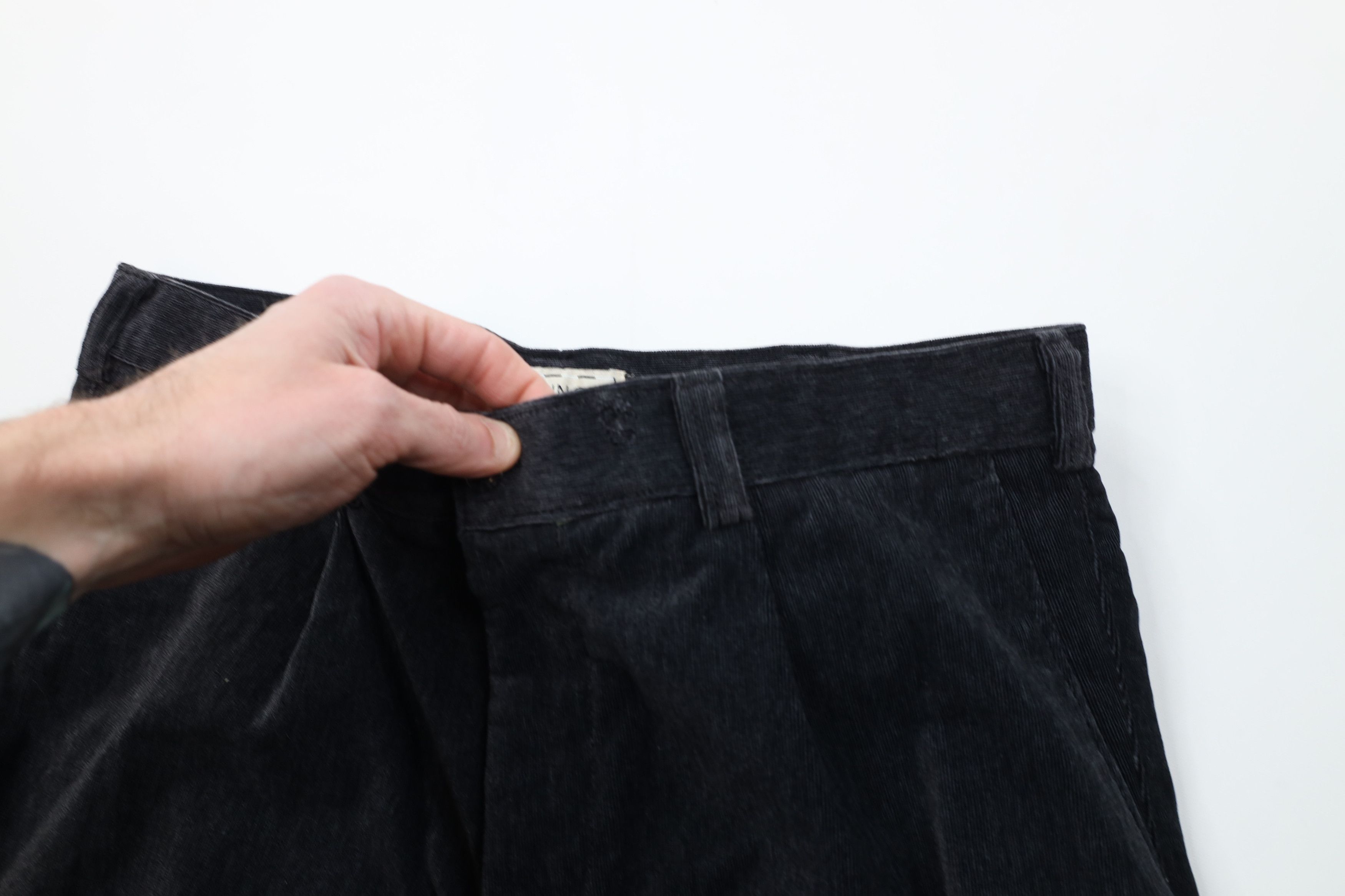 Vintage Vintage 90s Streetwear Wide Leg Corduroy Chino Pants Gray Size US 34 / EU 50 - 7 Thumbnail