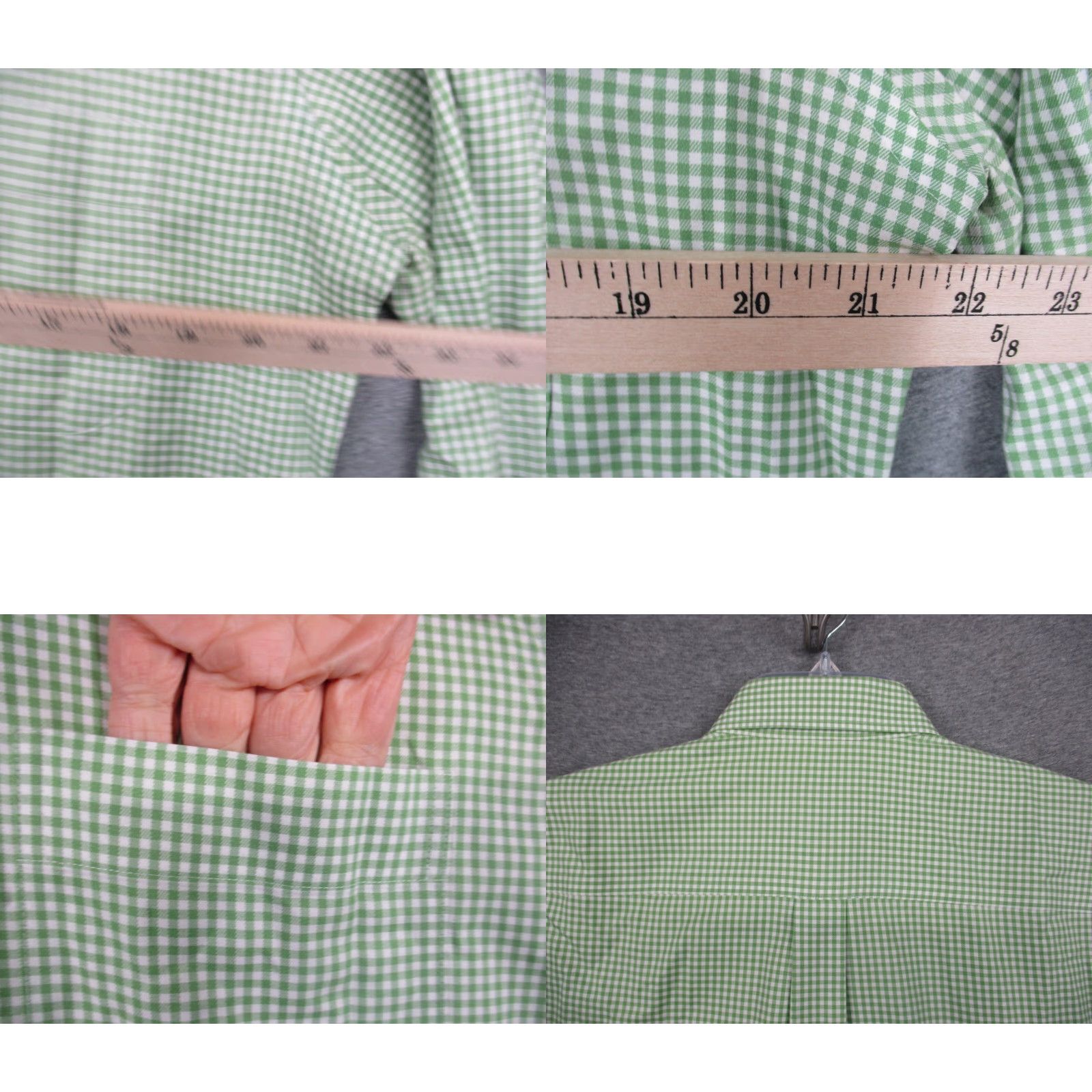 Peter Millar Peter Millar Shirt Medium Nanoluxe Green Plaid National Invitational Golf Shirt Mens Size US M / EU 48-50 / 2 - 8 Thumbnail