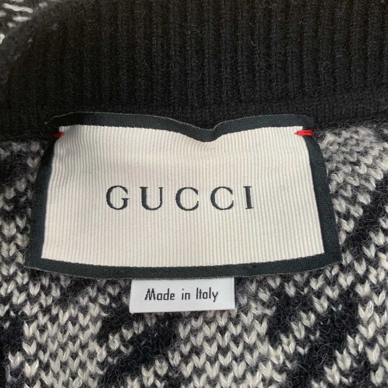Gucci Gucci Houndstooth Knit A-Line Midi Skirt Made In Italy Black Size M / US 6-8 / IT 42-44 - 5 Thumbnail