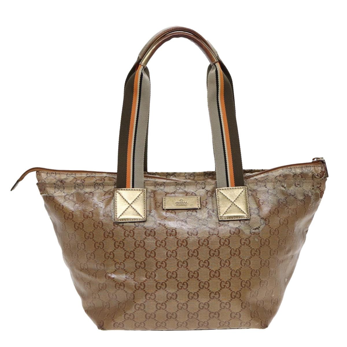 Gucci GUCCI GG Crystal Tote Bag Gold Size ONE SIZE - 2 Thumbnail