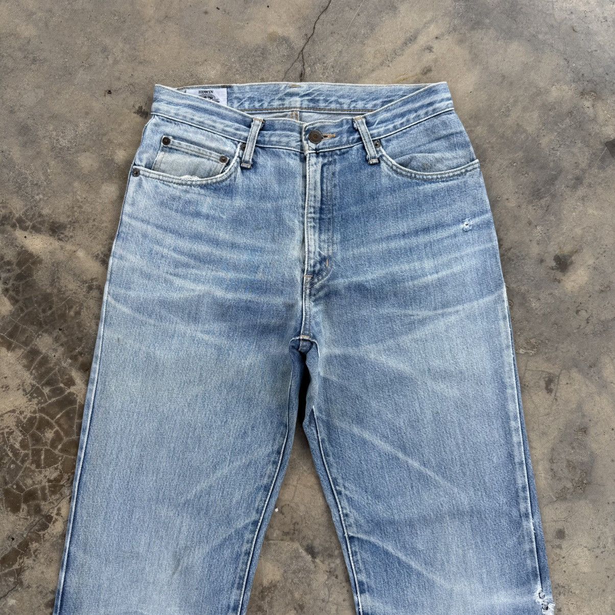 Edwin VINTAGE EDWIN FADED JEANS DENIM PANTS Size US 31 - 3 Thumbnail