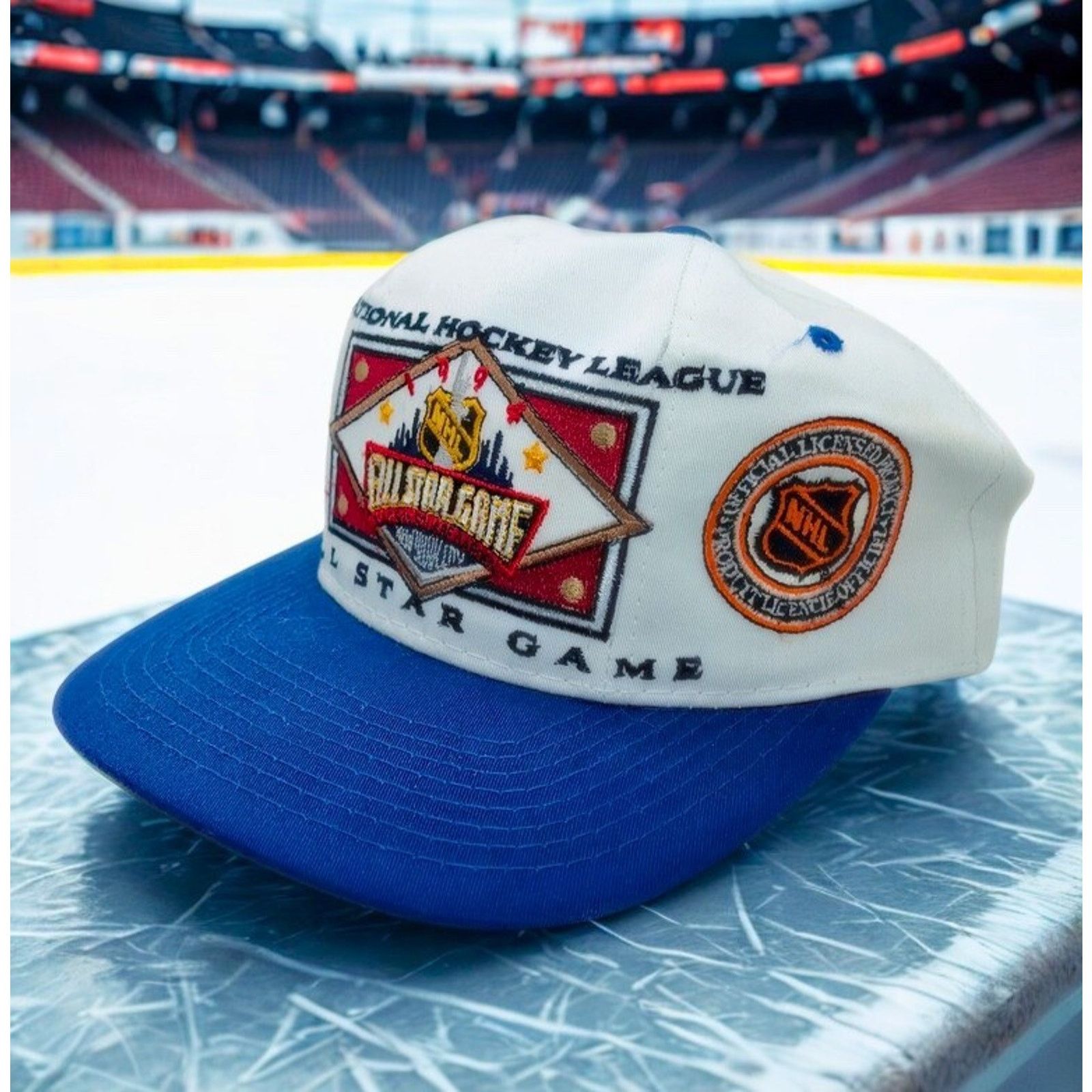 Starter NHL All Star Game 1994 Starter Snapback Hat MSG Vintage NWT Size ONE SIZE - 3 Thumbnail