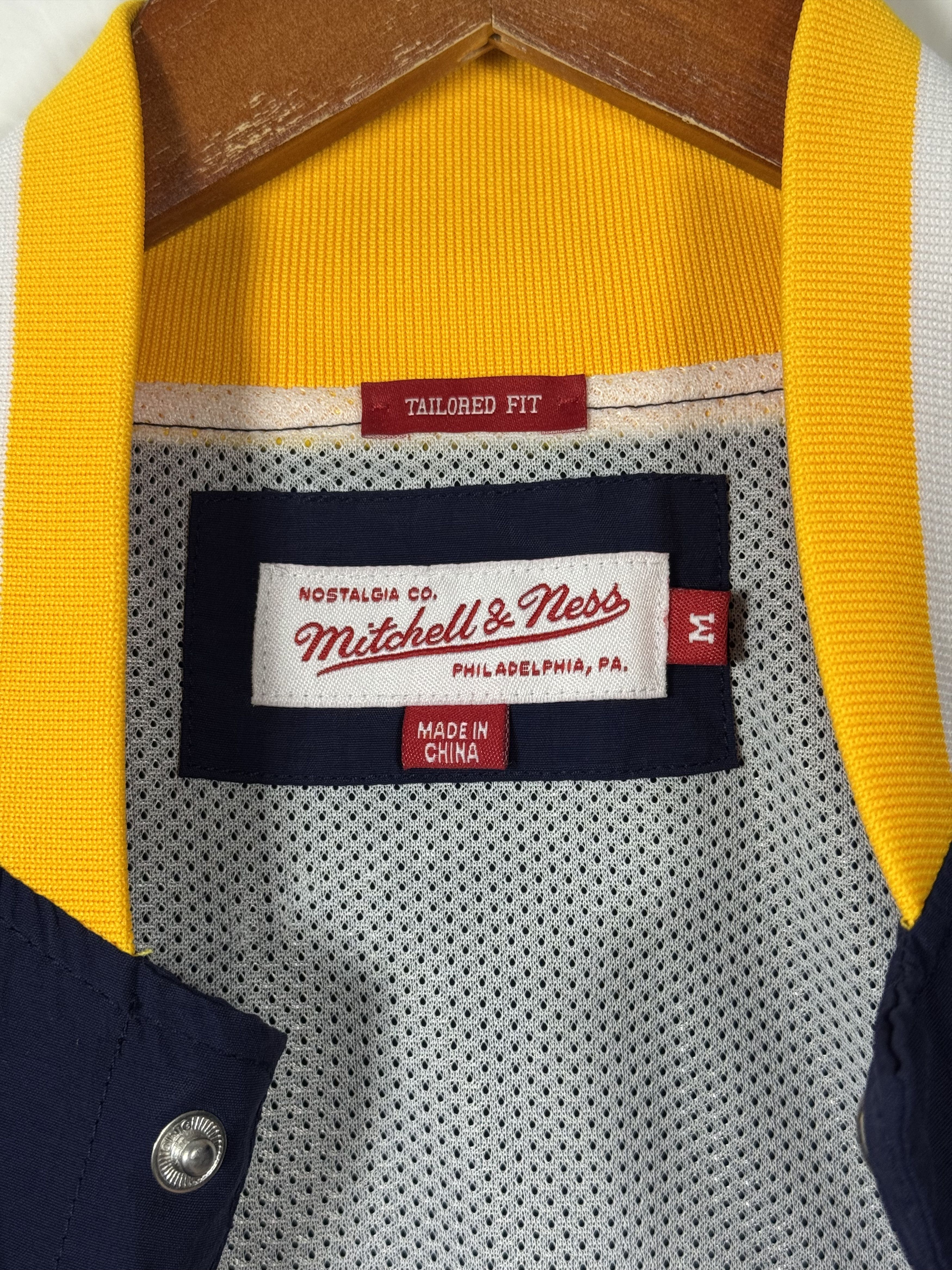 Mitchell & Ness × Patta 10th Anniversary Jacket Blue/Yellow Medium Size US M / EU 48-50 / 2 - 6 Thumbnail