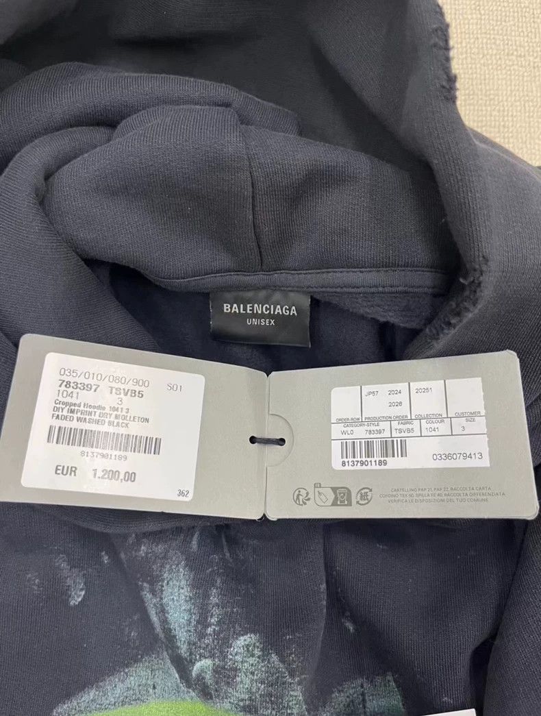Balenciaga Balenciaga Casual hooded fashion sweatshirt Size US L / EU 52-54 / 3 - 4 Thumbnail