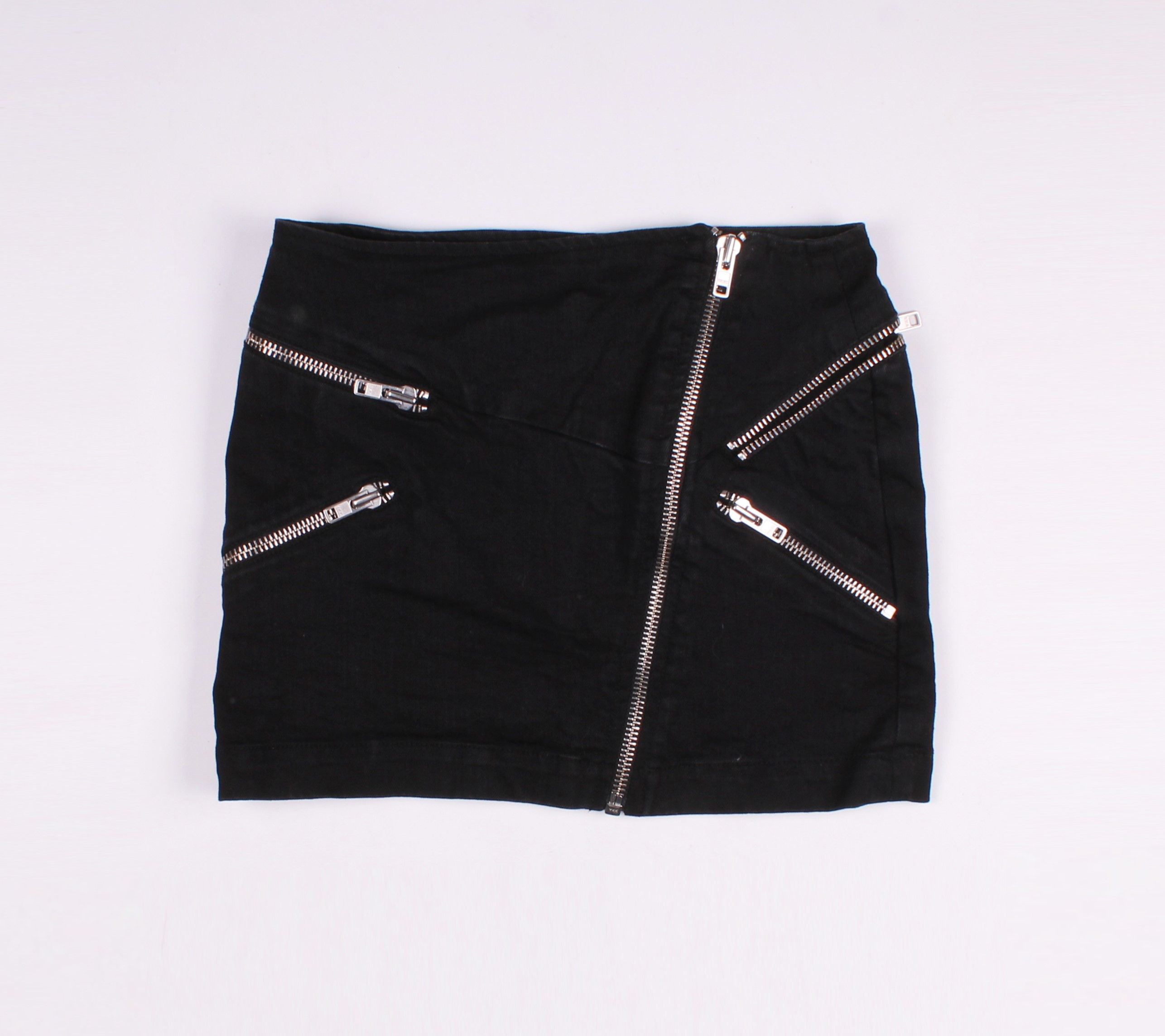 The Kooples The Kooples Grunge Punk Mini Zip Skirt Size 26" / US 2 / IT 38 - 4 Thumbnail