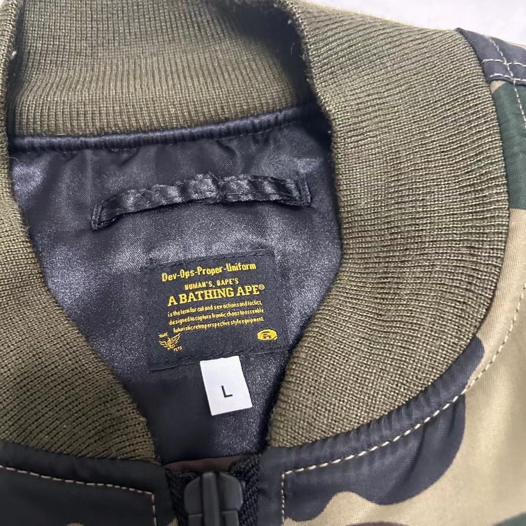 Bape BAPE SHARK MA-1 JACKET Size US L / EU 52-54 / 3 - 3 Thumbnail